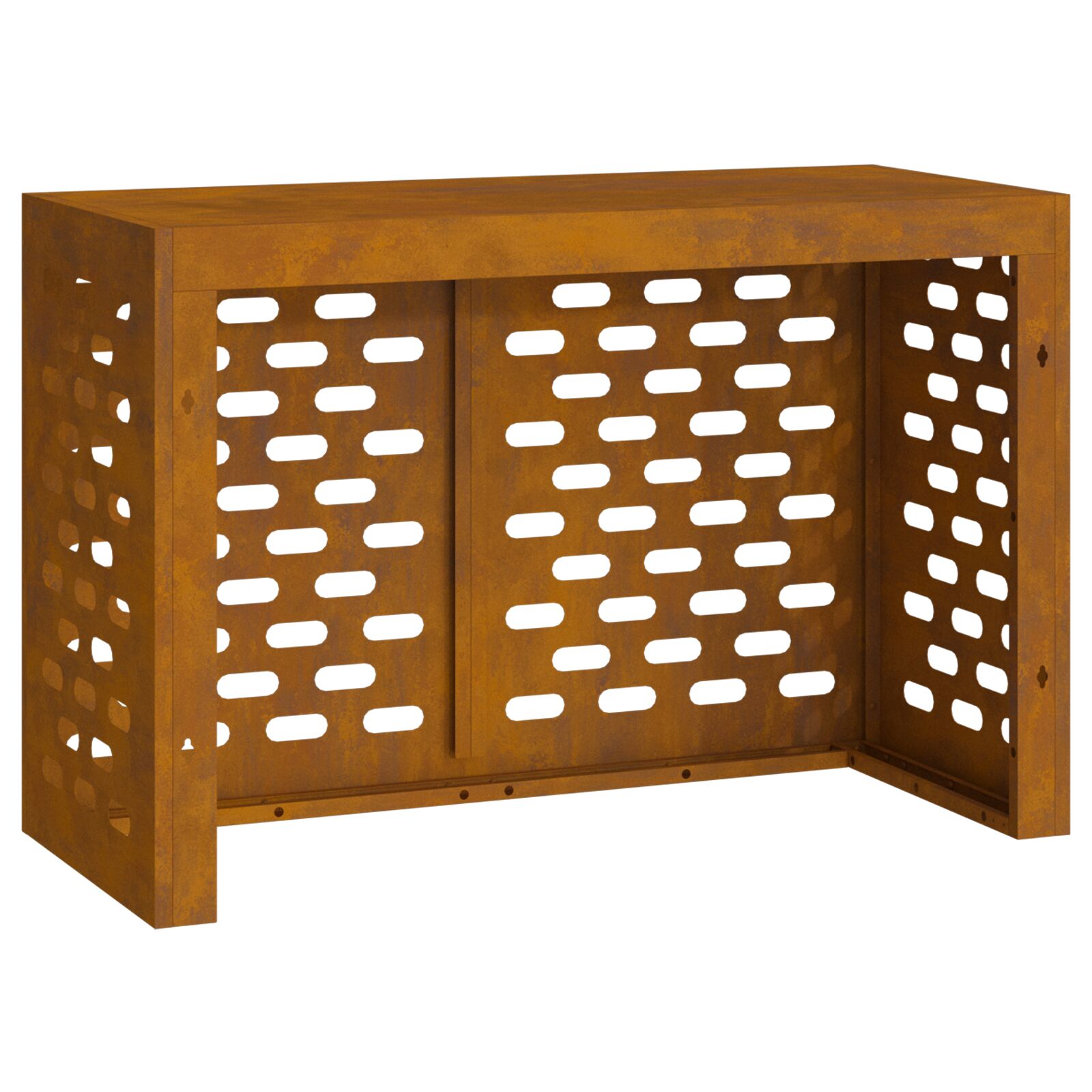Légkondicionáló fedél 90x40x60 cm időjárásálló acél