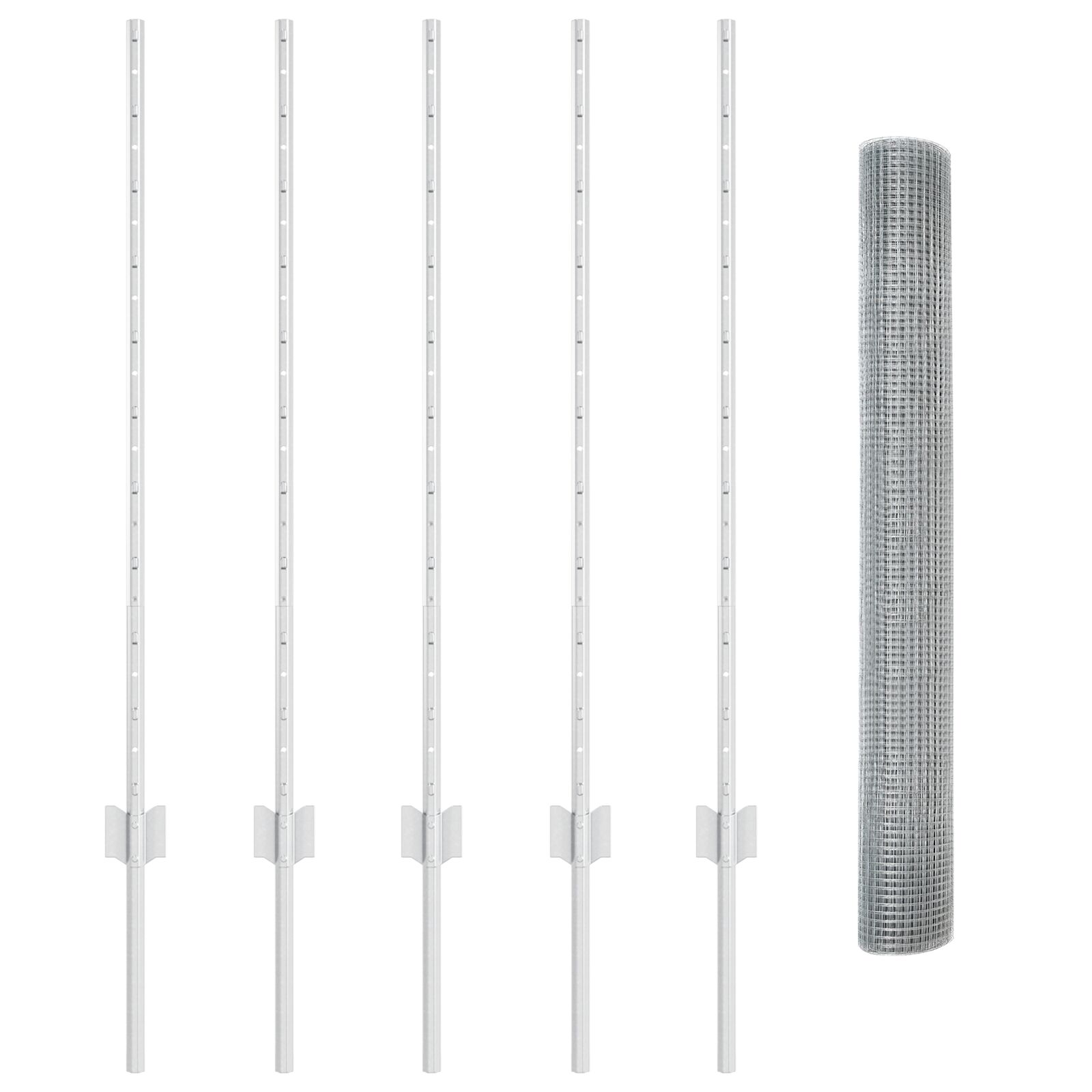 Csirkeháló kerítés készlet 2 darab horganyzott acél tartós