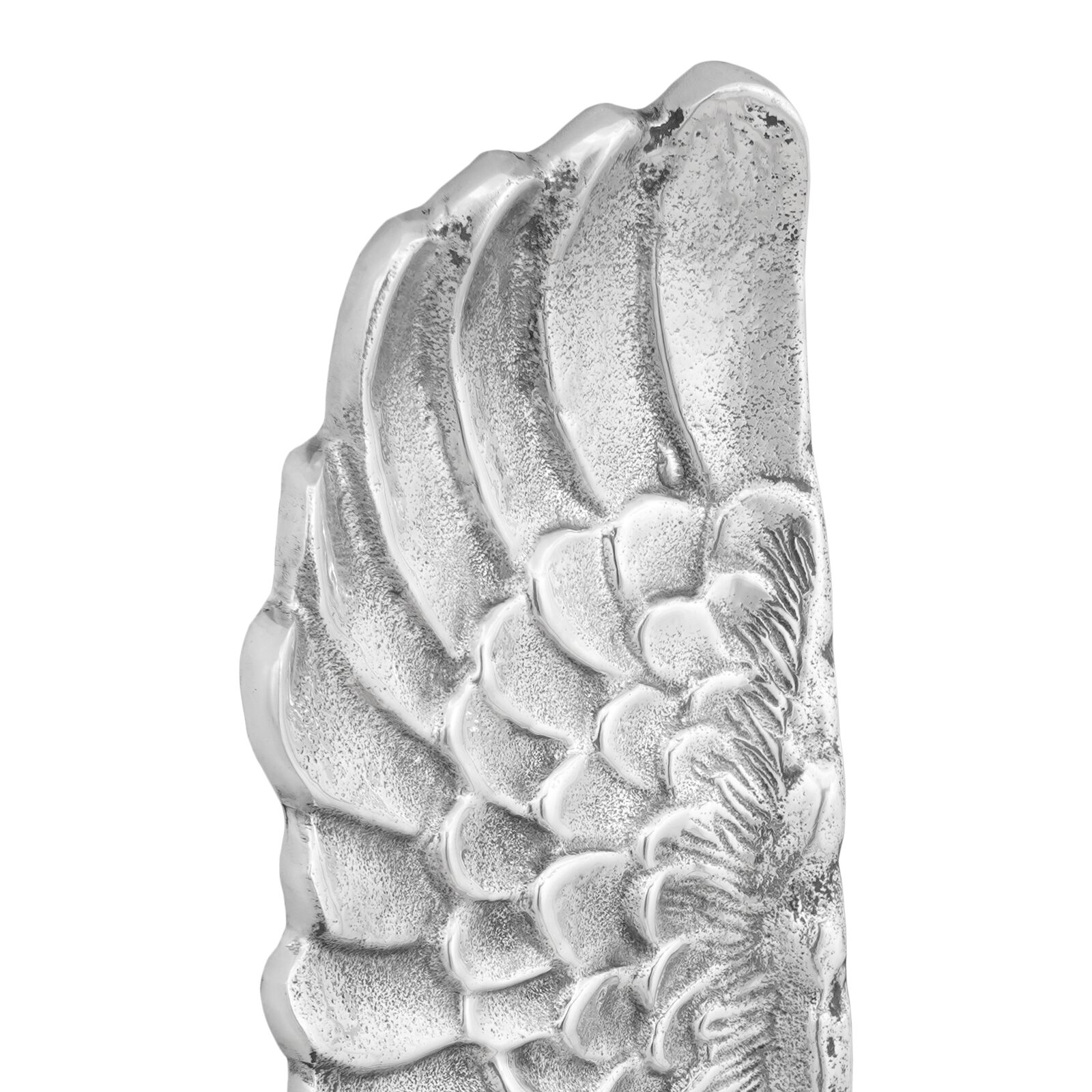 Angyalszárny szobor ezüst gyanta 31 x 5 x 91 cm művészi