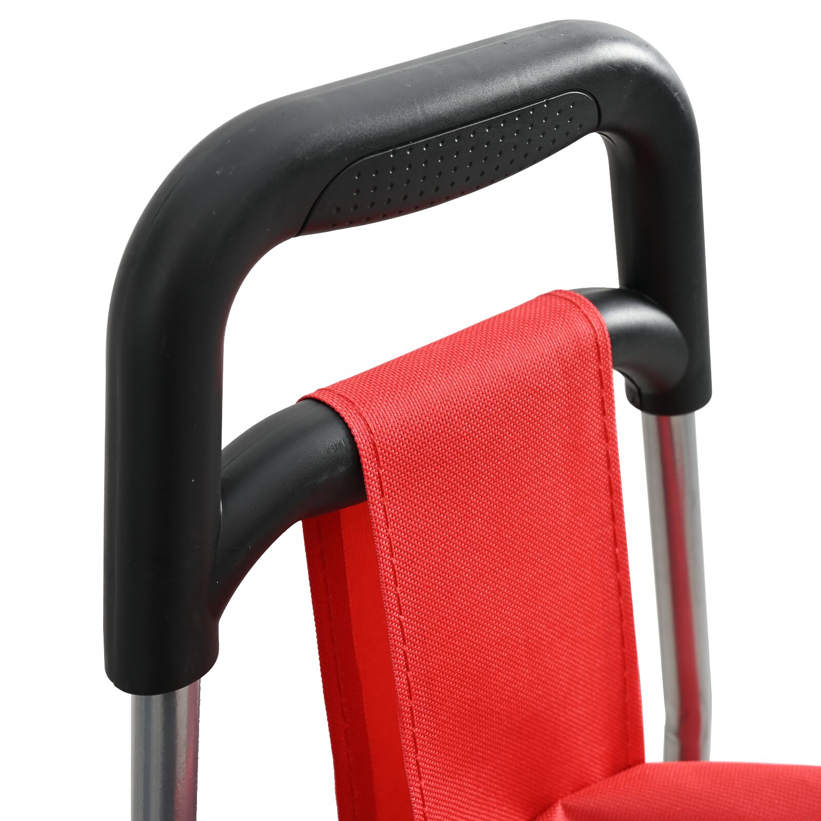 Bevásárlókocsi kerekekkel piros 35 l