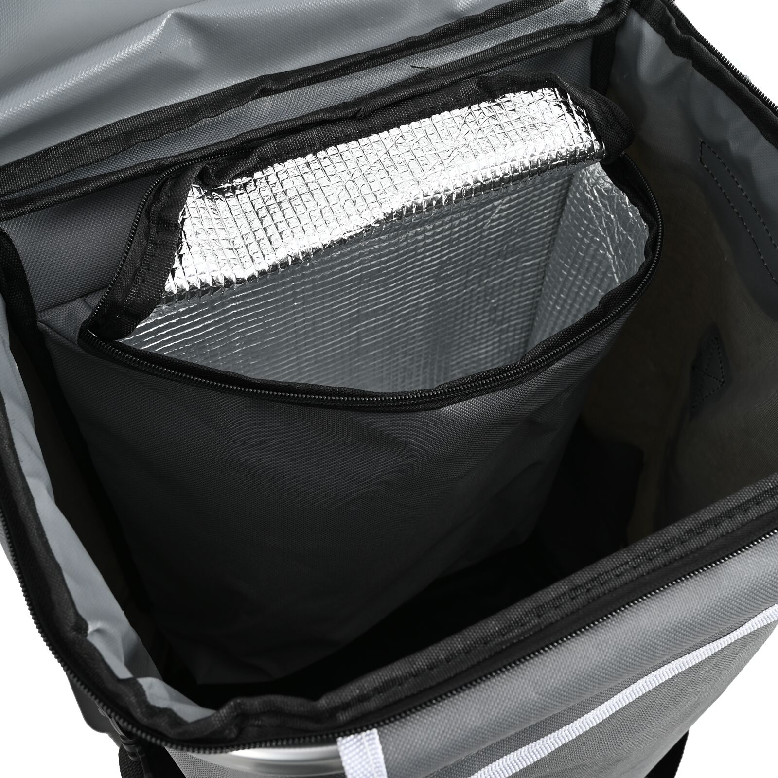 Bevásárlókocsi kerekekkel és állítható fogantyúval szürke 40 l