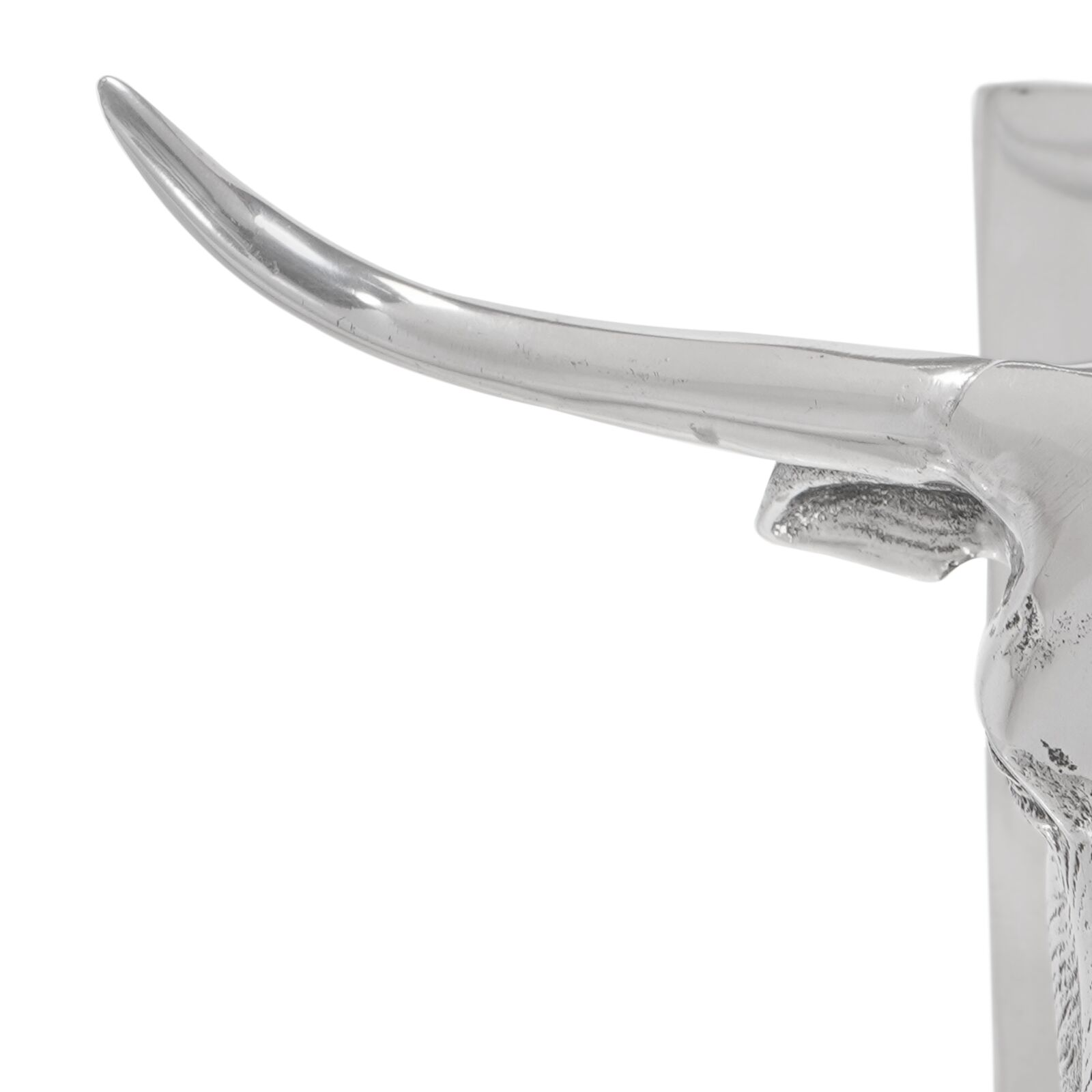 Könyvtámaszok 2 db ezüst 21,5x15,5x20 cm alumínium bika