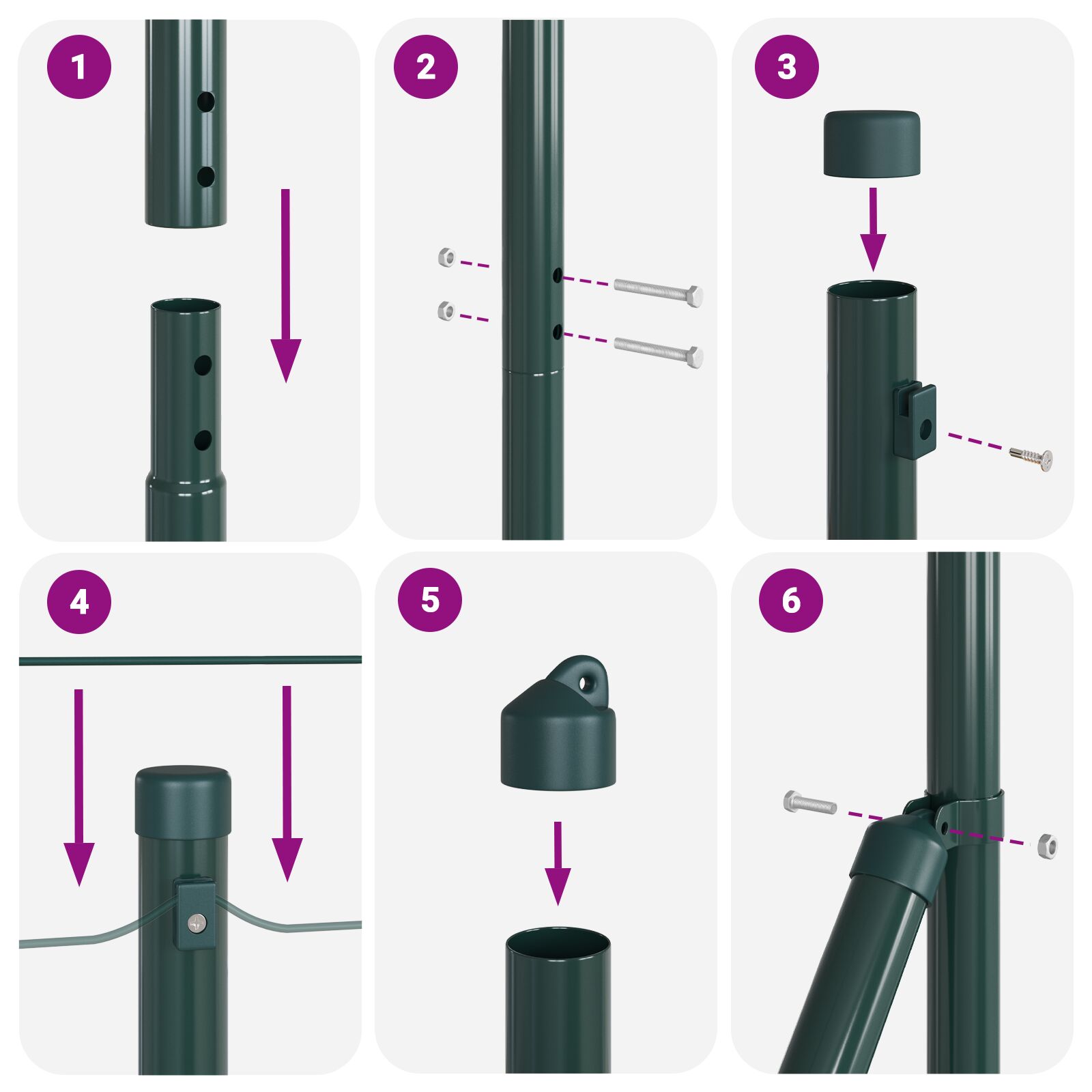 Hegesztett drótkerítés 13 flangált poszttal zöld 1,2x50 m acél Hegesztett drótkerítés 13 flangált poszttal zöld 1,2x50 m acél