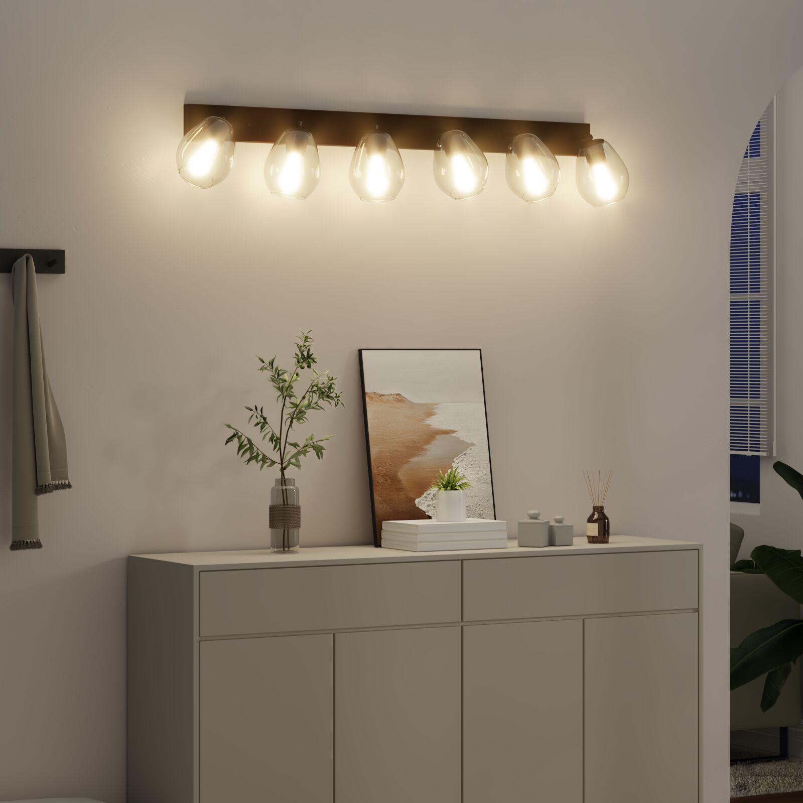 Állítható üveglámpás mennyezeti lámpa antracit e27