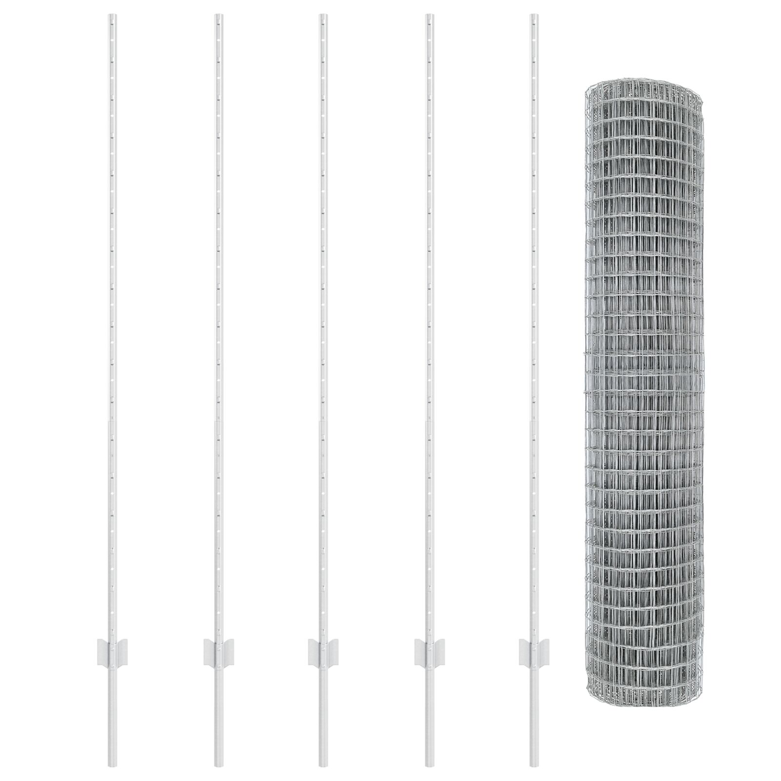 Európai kerítés szett 2 db horganyzott acél 10 m tartós