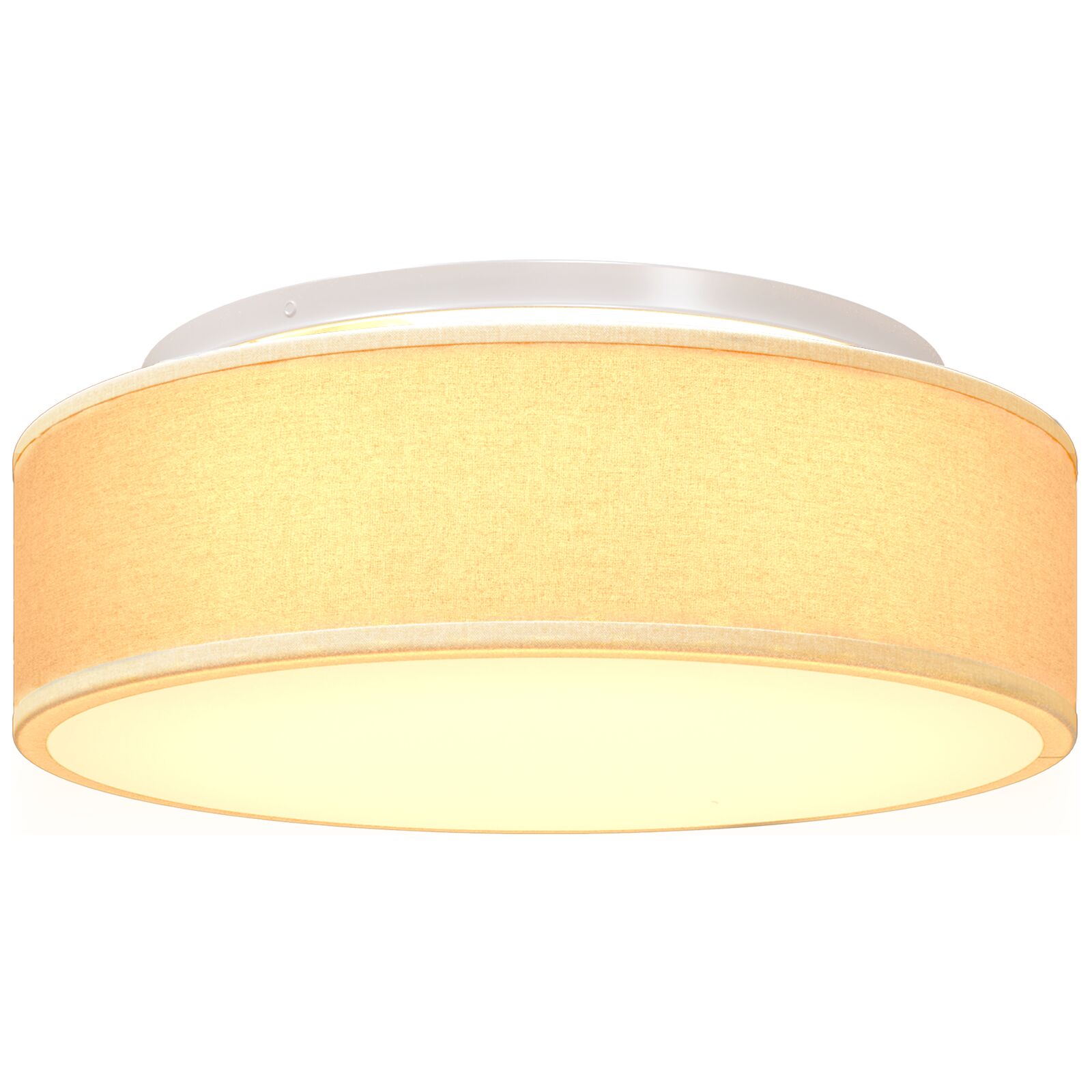 Mennyezeti lámpák átlagos fehér ø 38 cm szövet e27