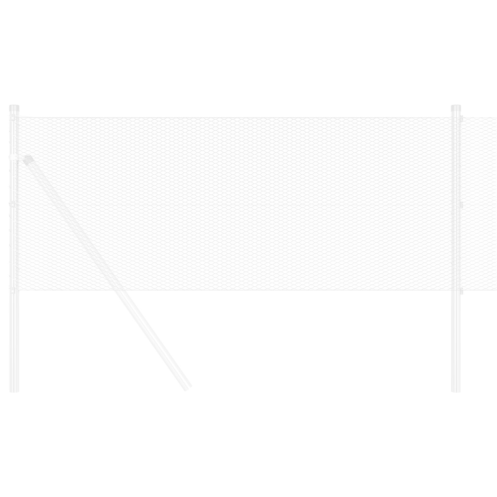 Hatszögletű kerítés horganyzott acél 10000 x 0.05 x 80 cm tartós