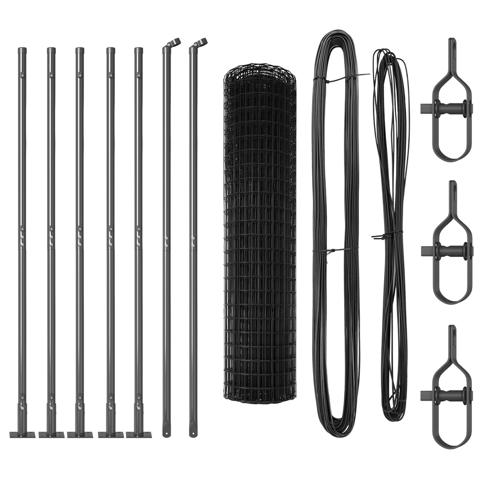 Európai kerítés 7 furatú oszloppal 1.2x10 m horganyzott acélból