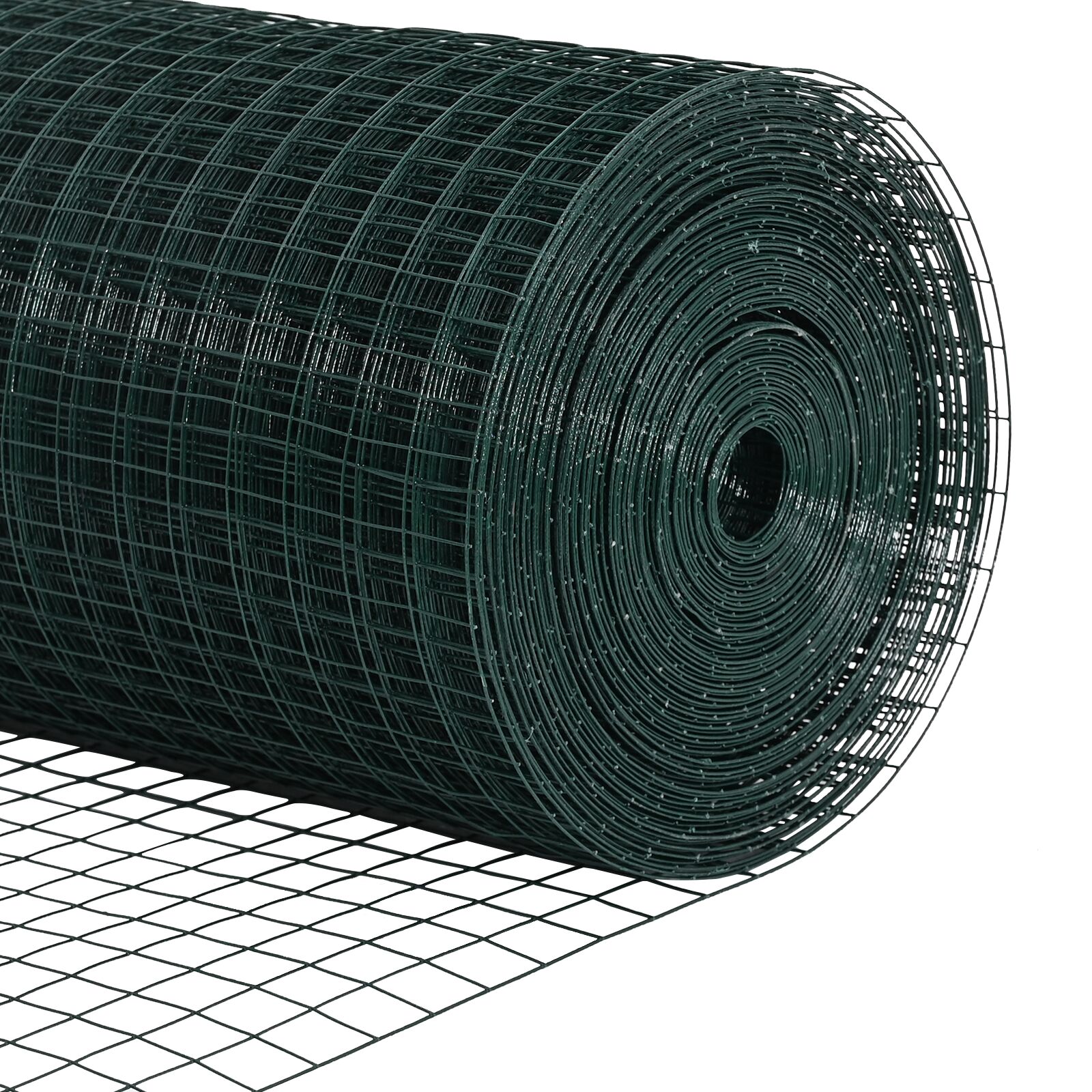 Hegesztett drótkerítés 13 flangált poszttal zöld 1,2x50 m acél Hegesztett drótkerítés 13 flangált poszttal zöld 1,2x50 m acél