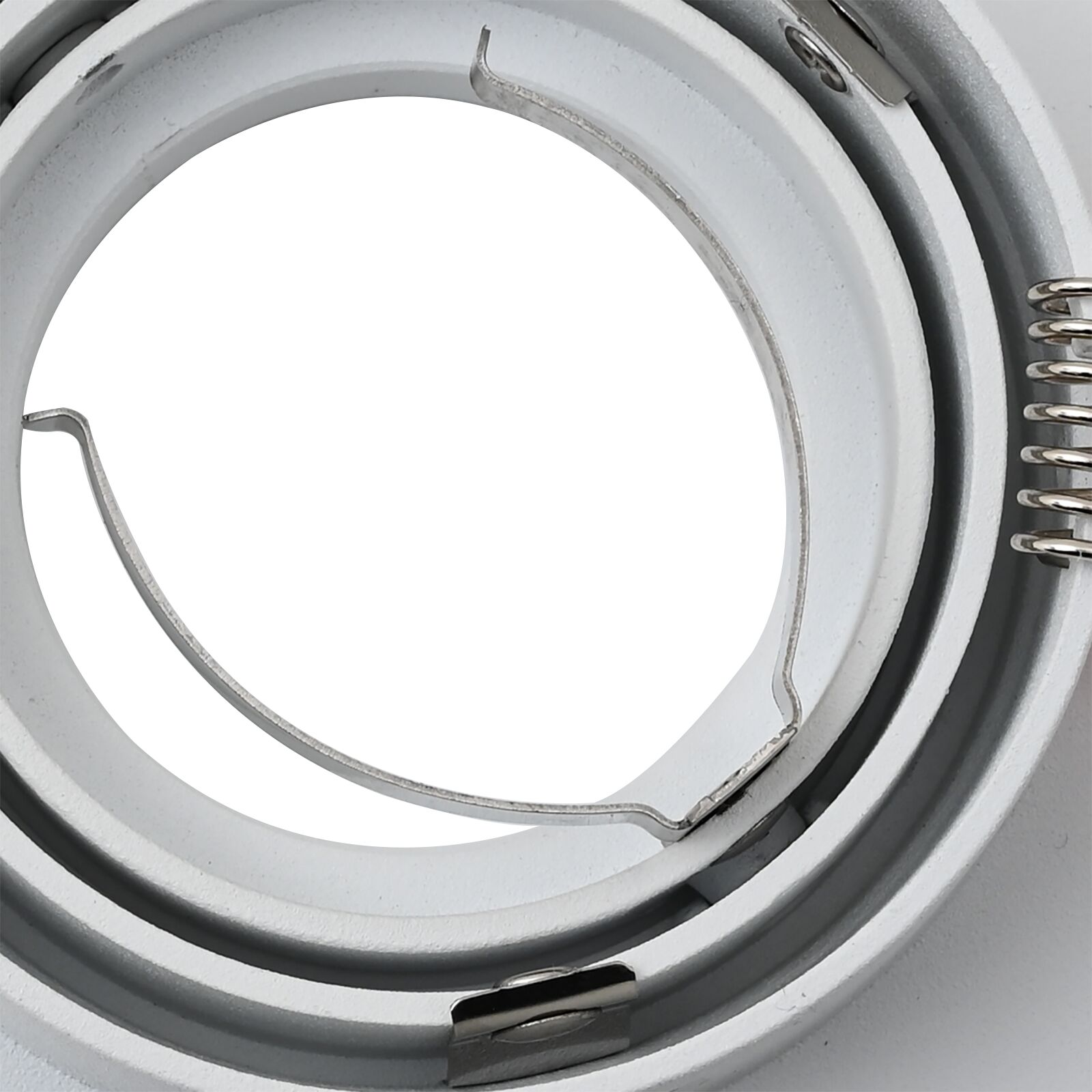 Beépített reflektorok 12 db négyzet gu10 fehér 91x91 mm