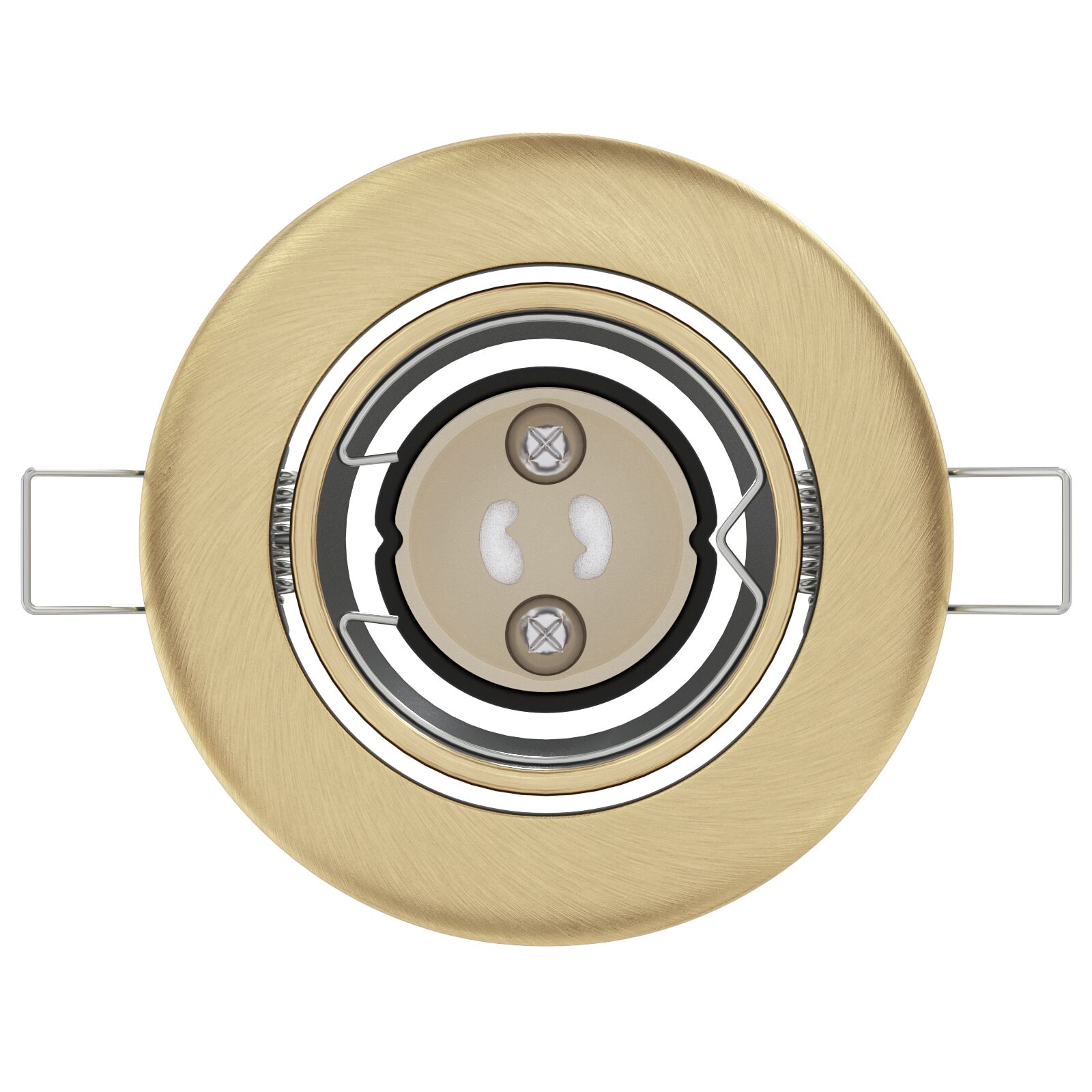 Lámpák 24 db sárgaréz 9 cm sárgaréz beépített lámpák kerek