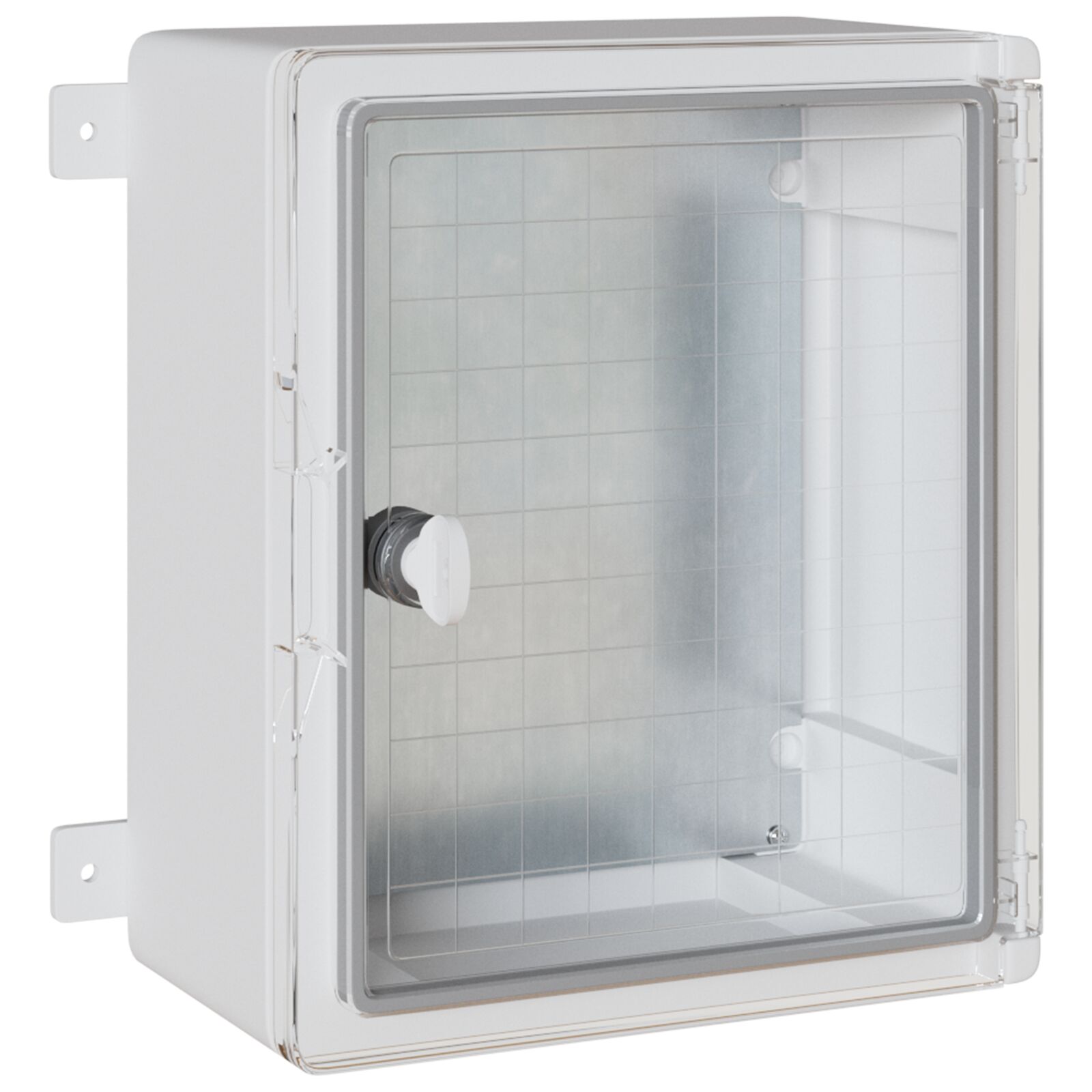 Vezérlőszekrény ip65 vízálló szürke 30x16,5x35 cm abs műanyag