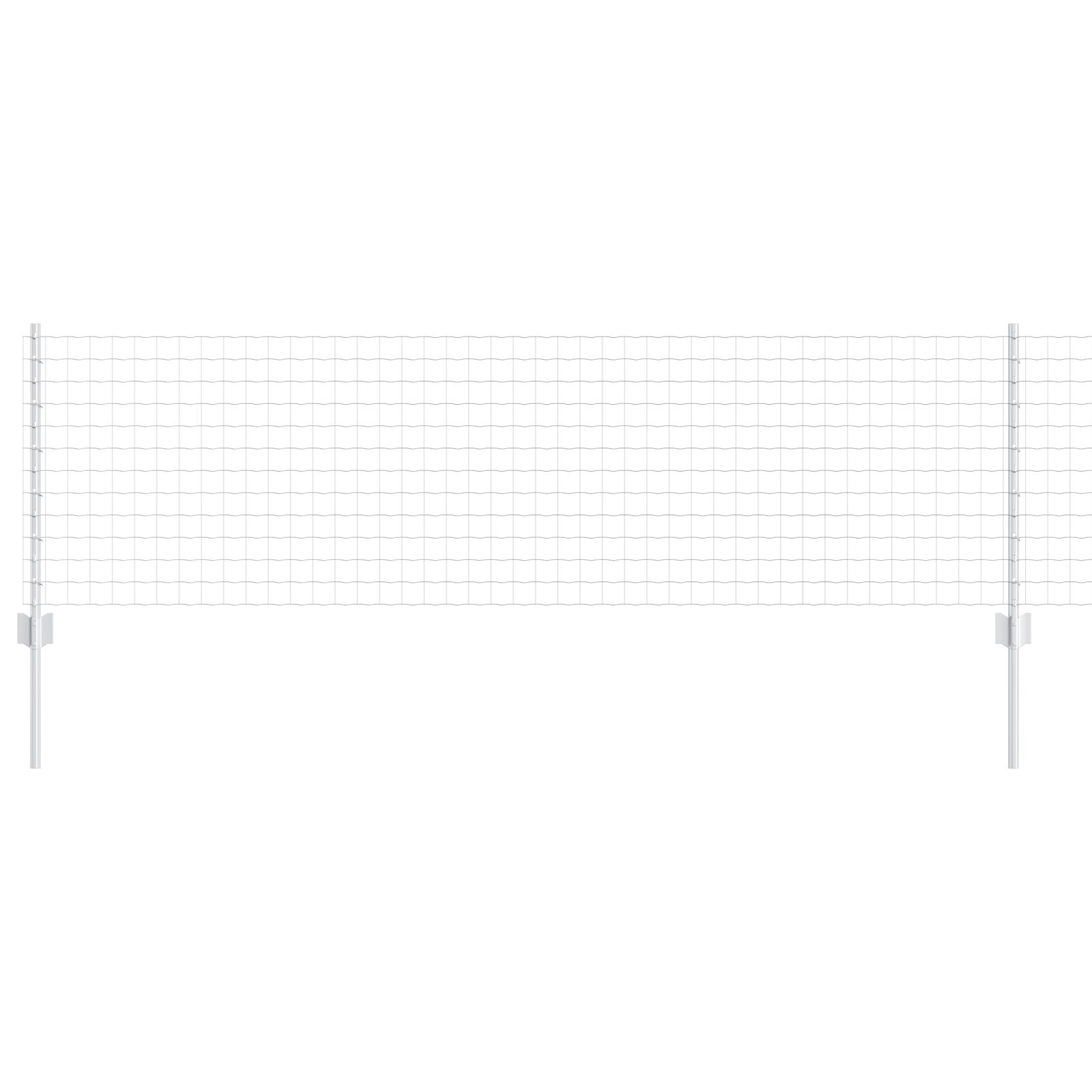 Európai kerítés készlet két elem horganyzott acél 10 x 0.6 m