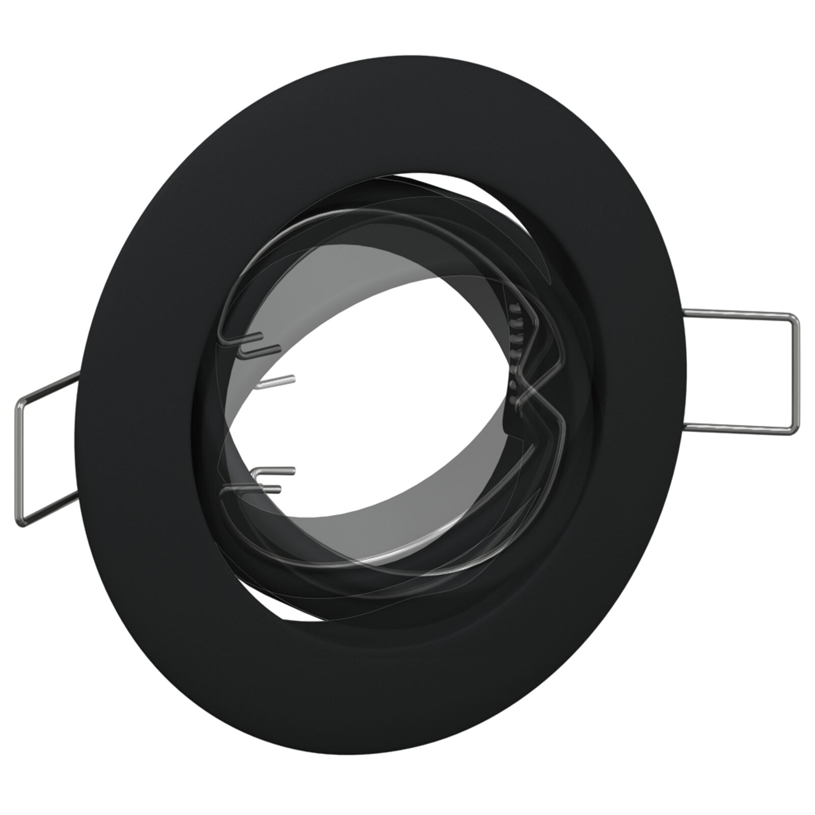 Lámpák 6-os szett fekete műanyag 9 cm modern