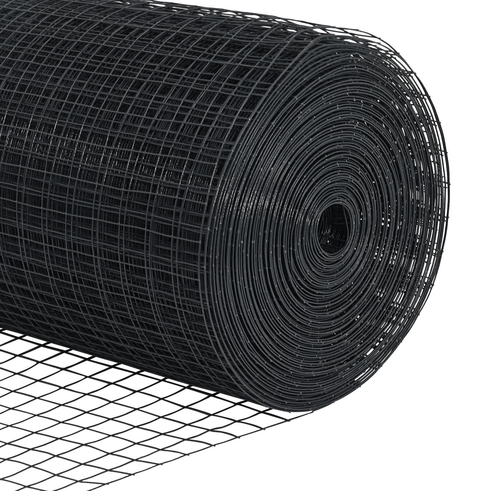 Csirkeháló kerítés szett 2 db szürke porszórt acél 25 x 1 m