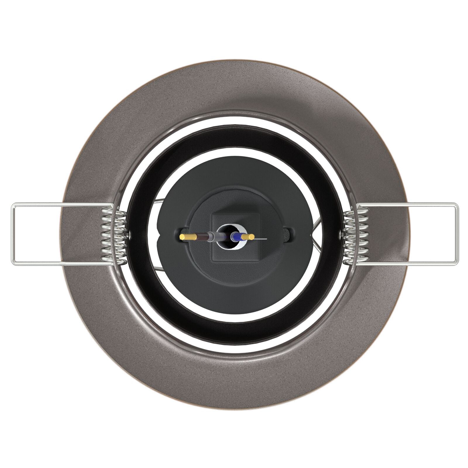 Lámpák 24 db sárgaréz 9 cm sárgaréz beépített lámpák kerek