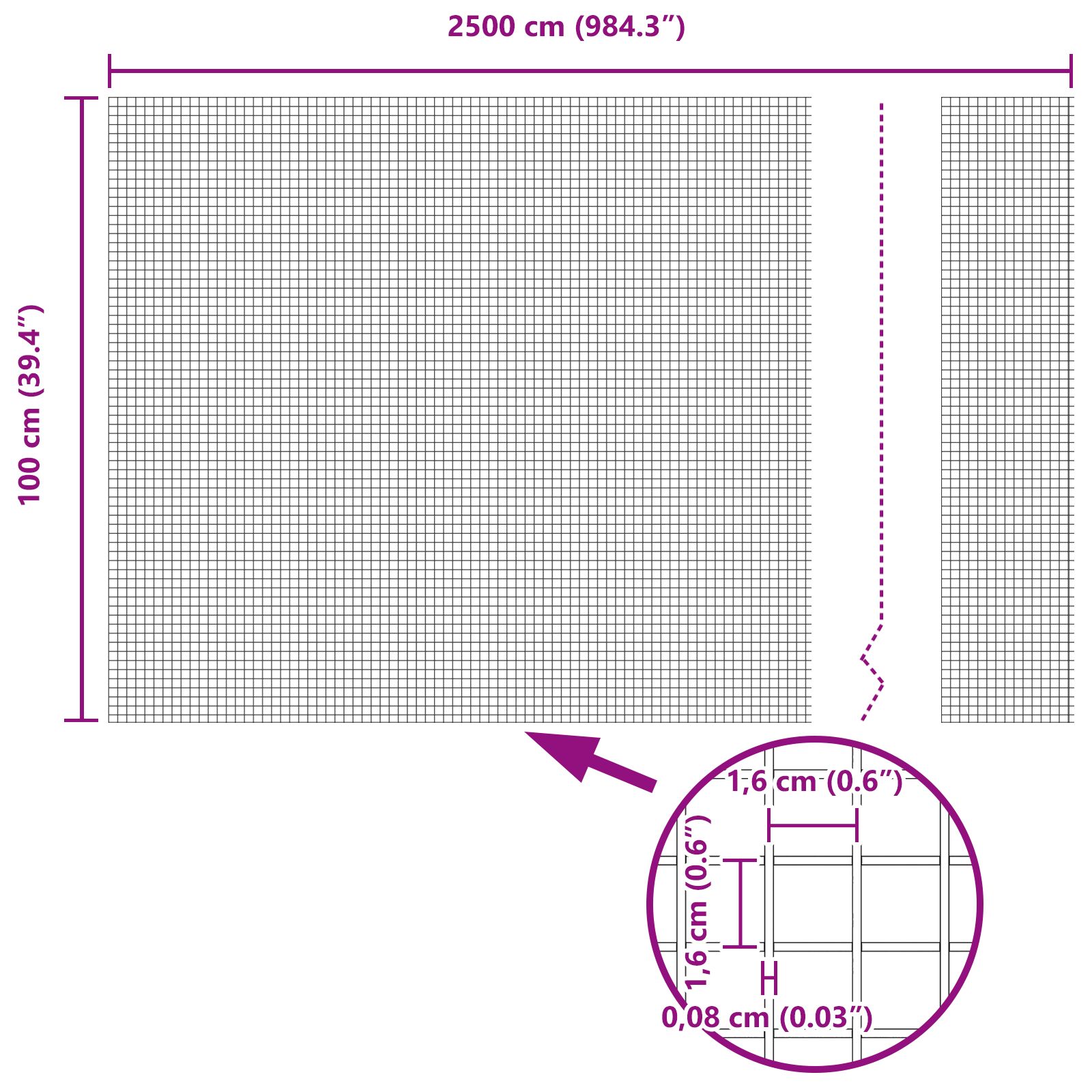 Csirkeháló kerítés szett 2 db szürke porszórt acél 25 x 1 m