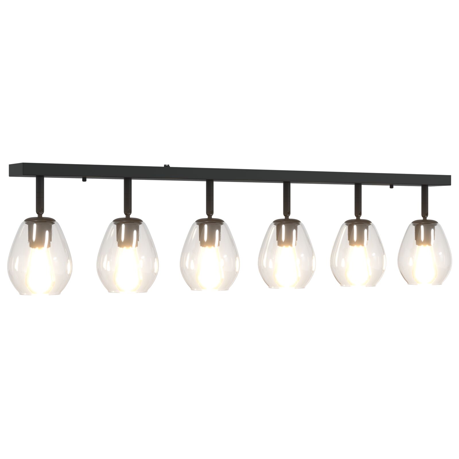 Állítható üveglámpás mennyezeti lámpa antracit e27