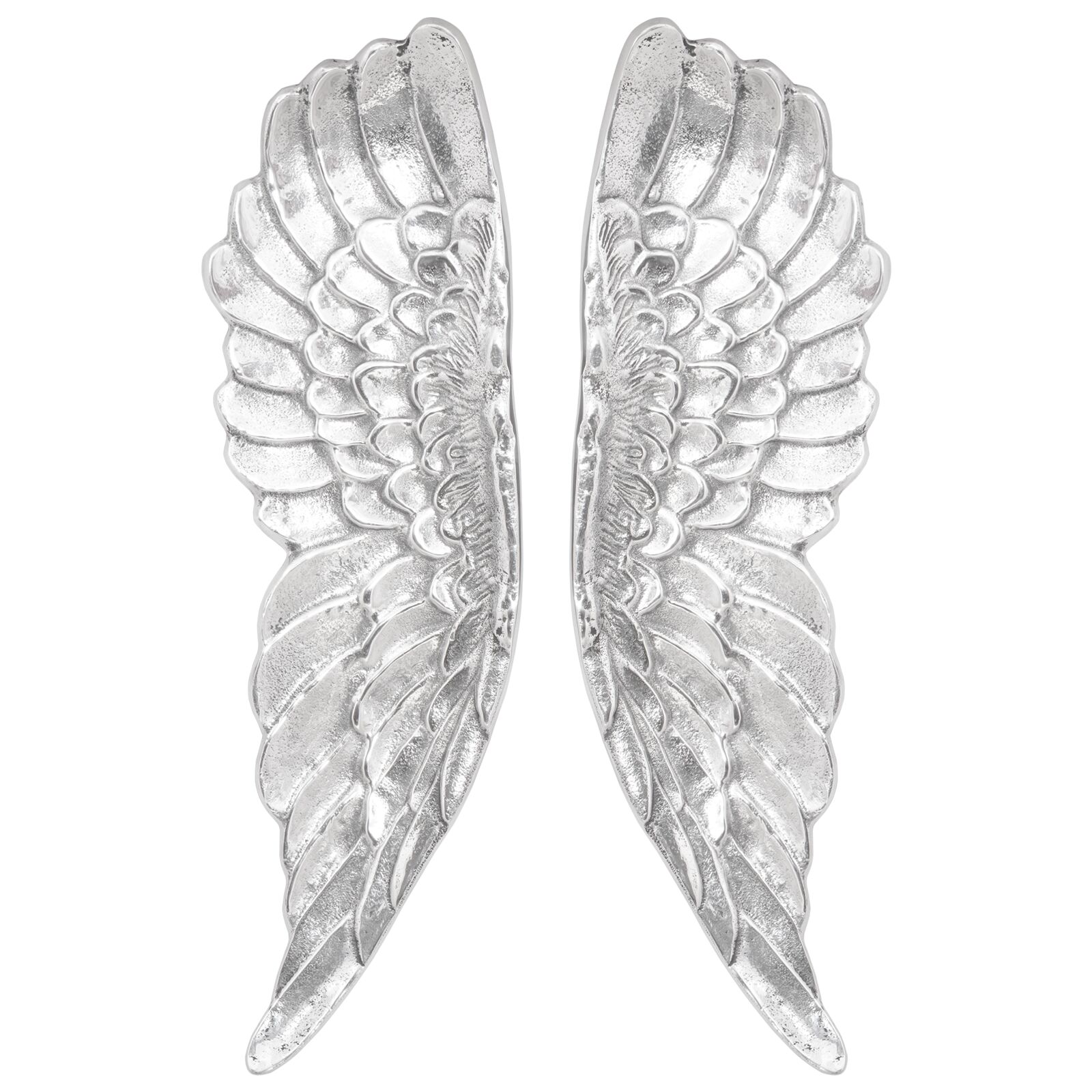 Angyalszárny szobor ezüst gyanta 31 x 5 x 91 cm művészi