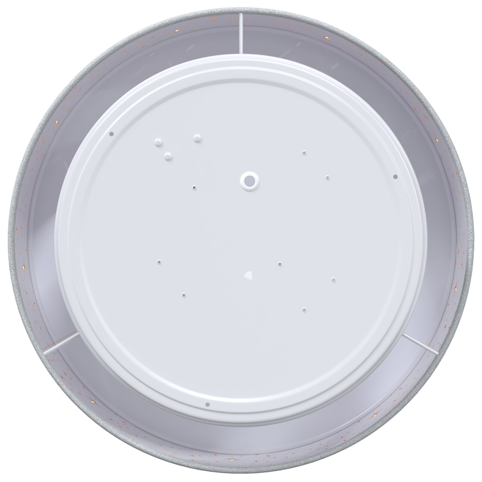 Mennyezeti lámpák csillagos lámpaernyővel szürke ø 30 cm szövet e27