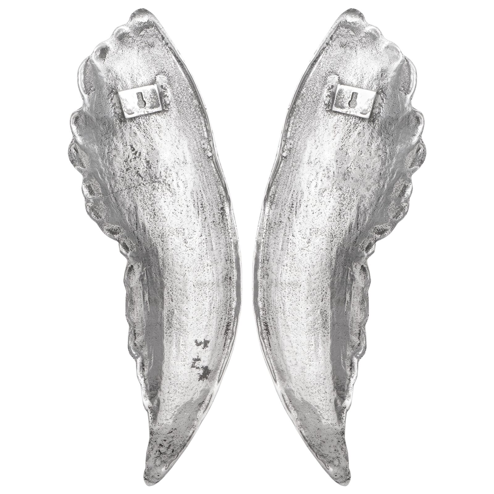 Angyalszárny szobor ezüst gyanta 31 x 5 x 91 cm művészi