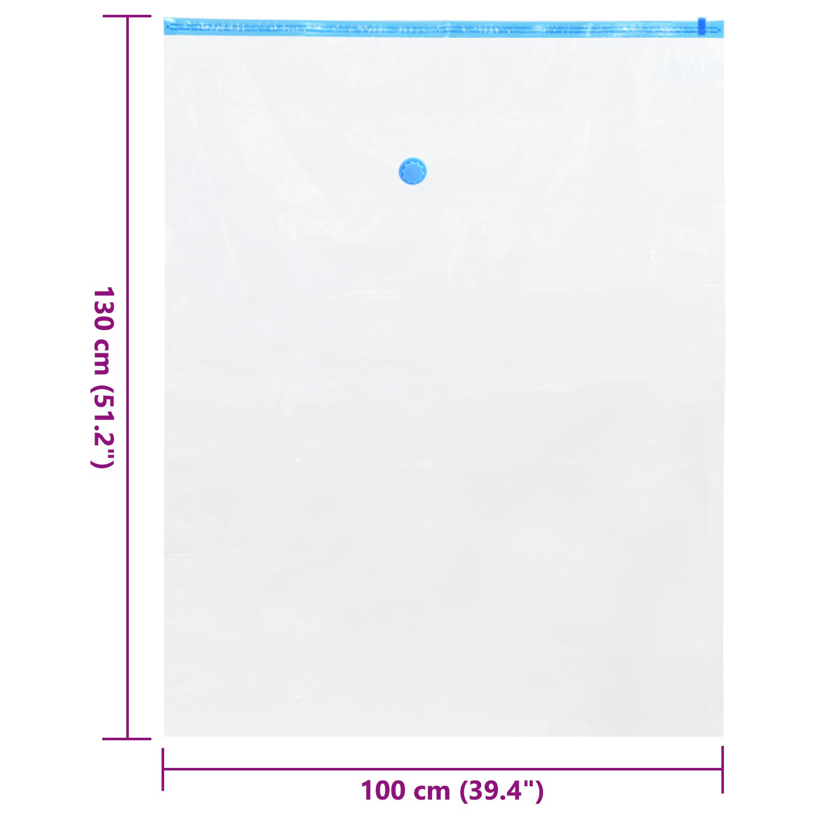 Vákuumos tárolótasakok 10 db 130x100 cm