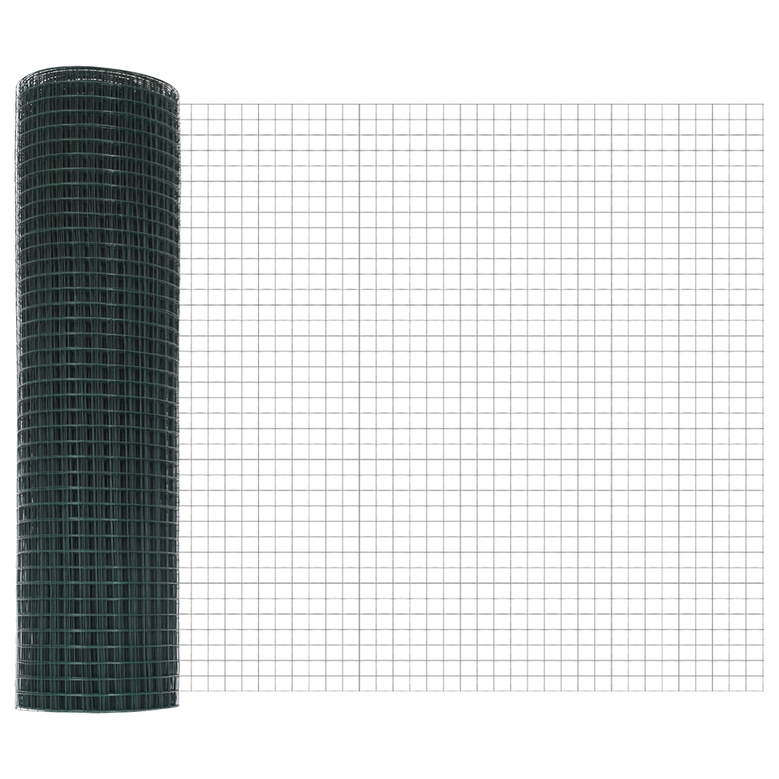 Hegesztett drótkert 22 u poszttal zöld 0,8x50 m acél
