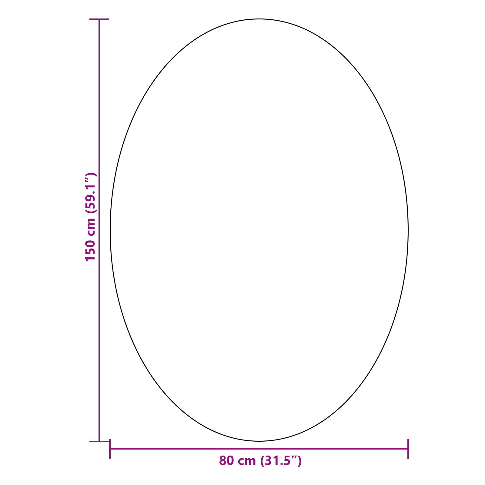 „huarte” homok szőnyeg 160x230 cm ovális