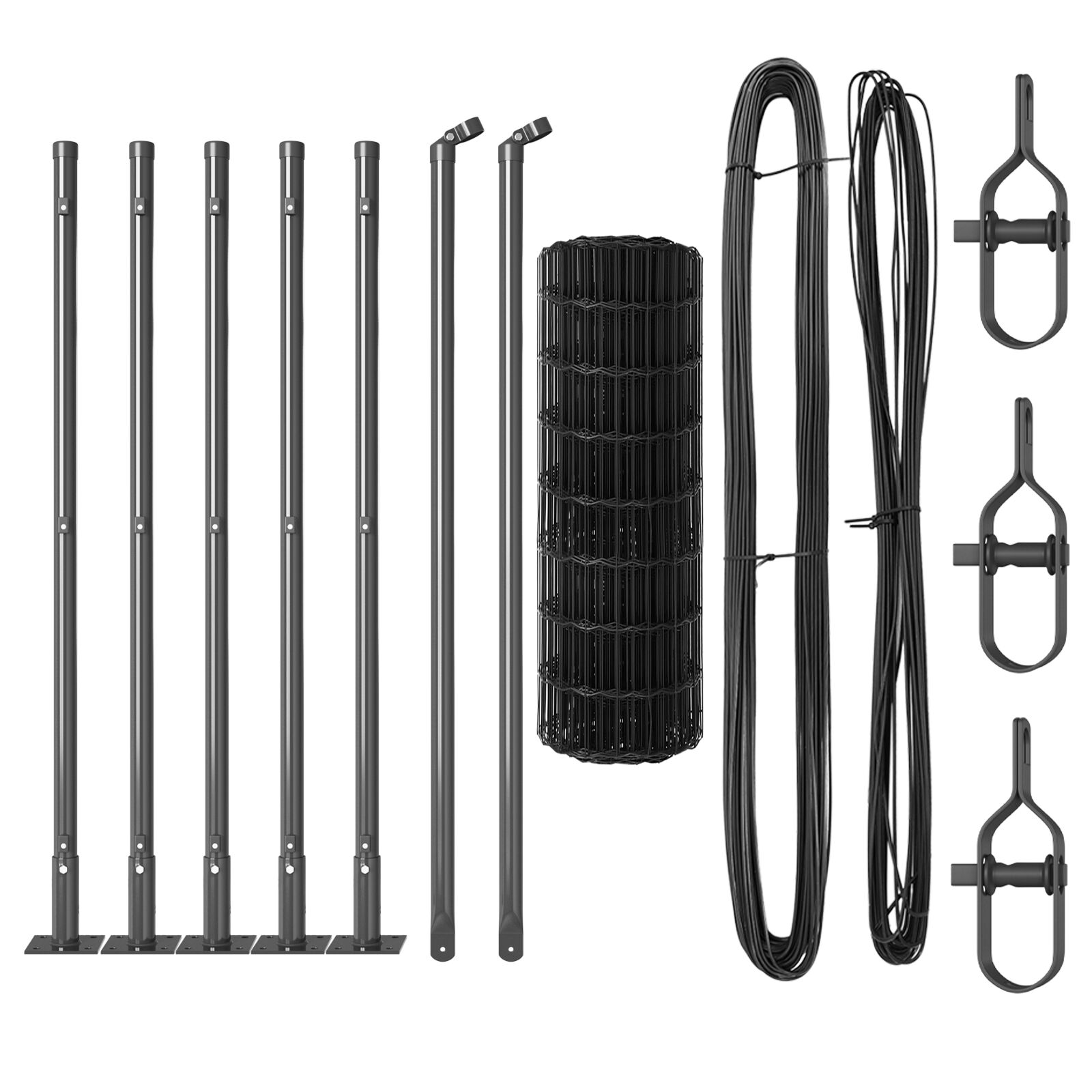 Euro kerítés 7 felszerelhető oszloppal 0.6x10 m horganyzott acél