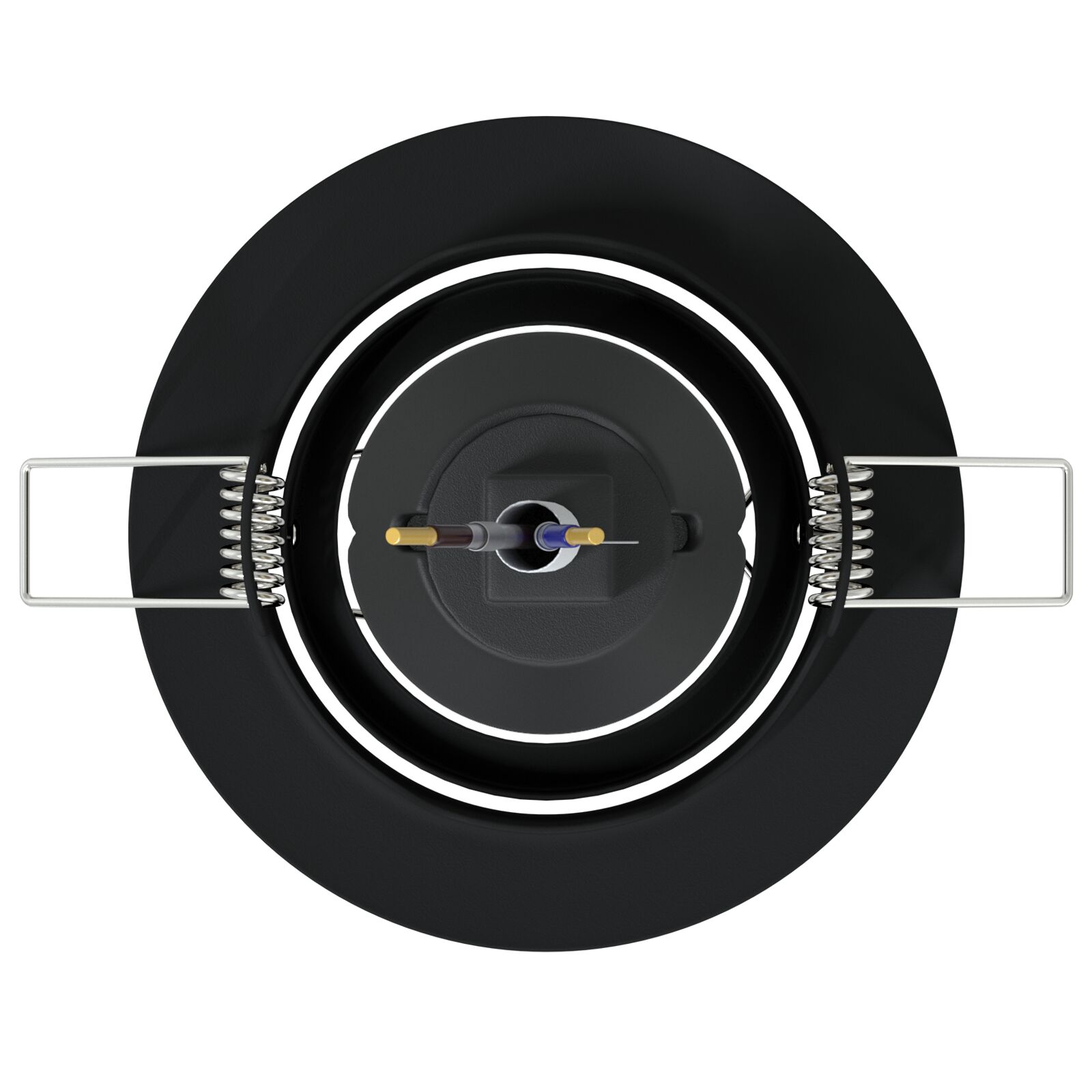 Lámpák 24 darabos szett fekete műanyag 9 cm modern