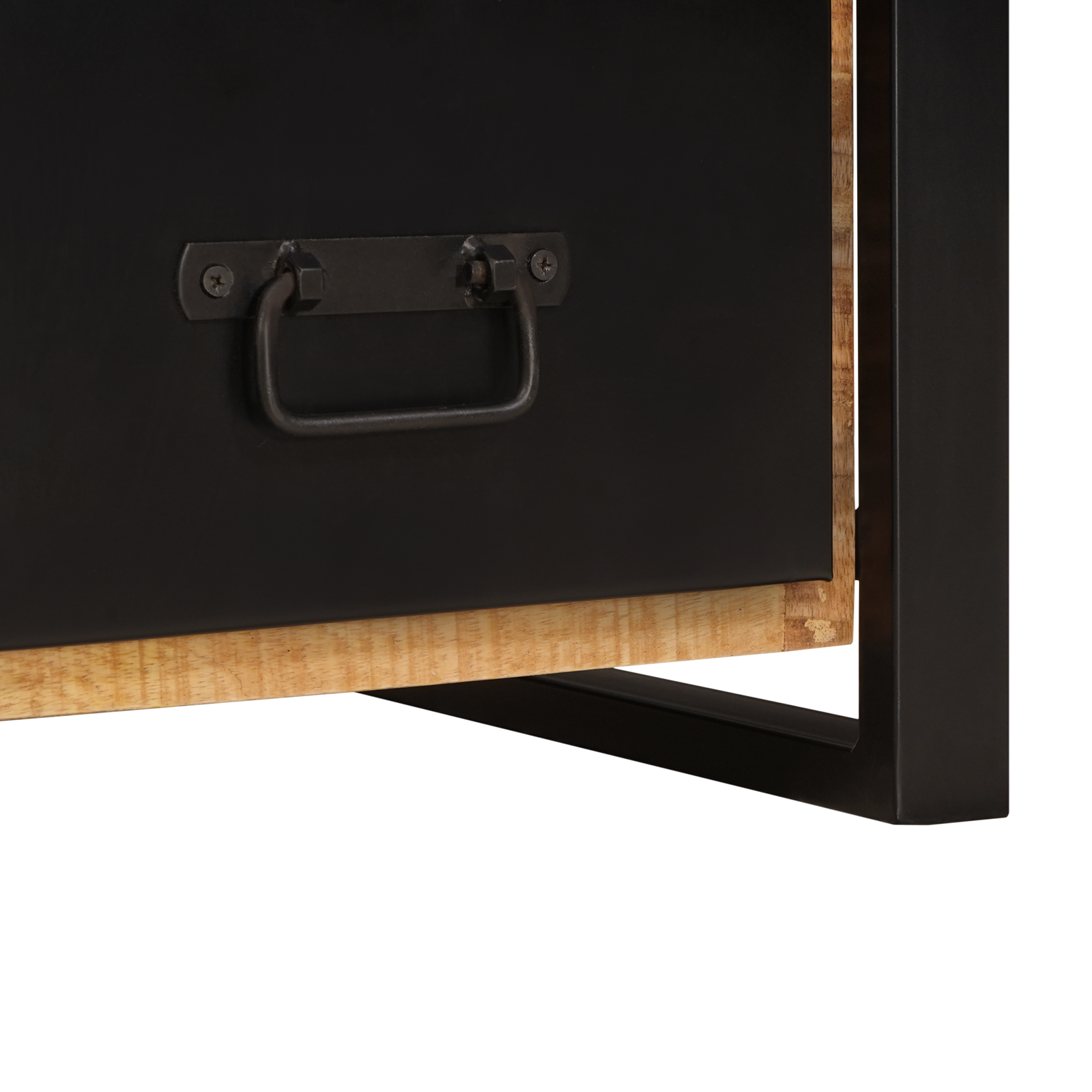 Valet állvány 40x40x90 cm tömör durva fa mangó