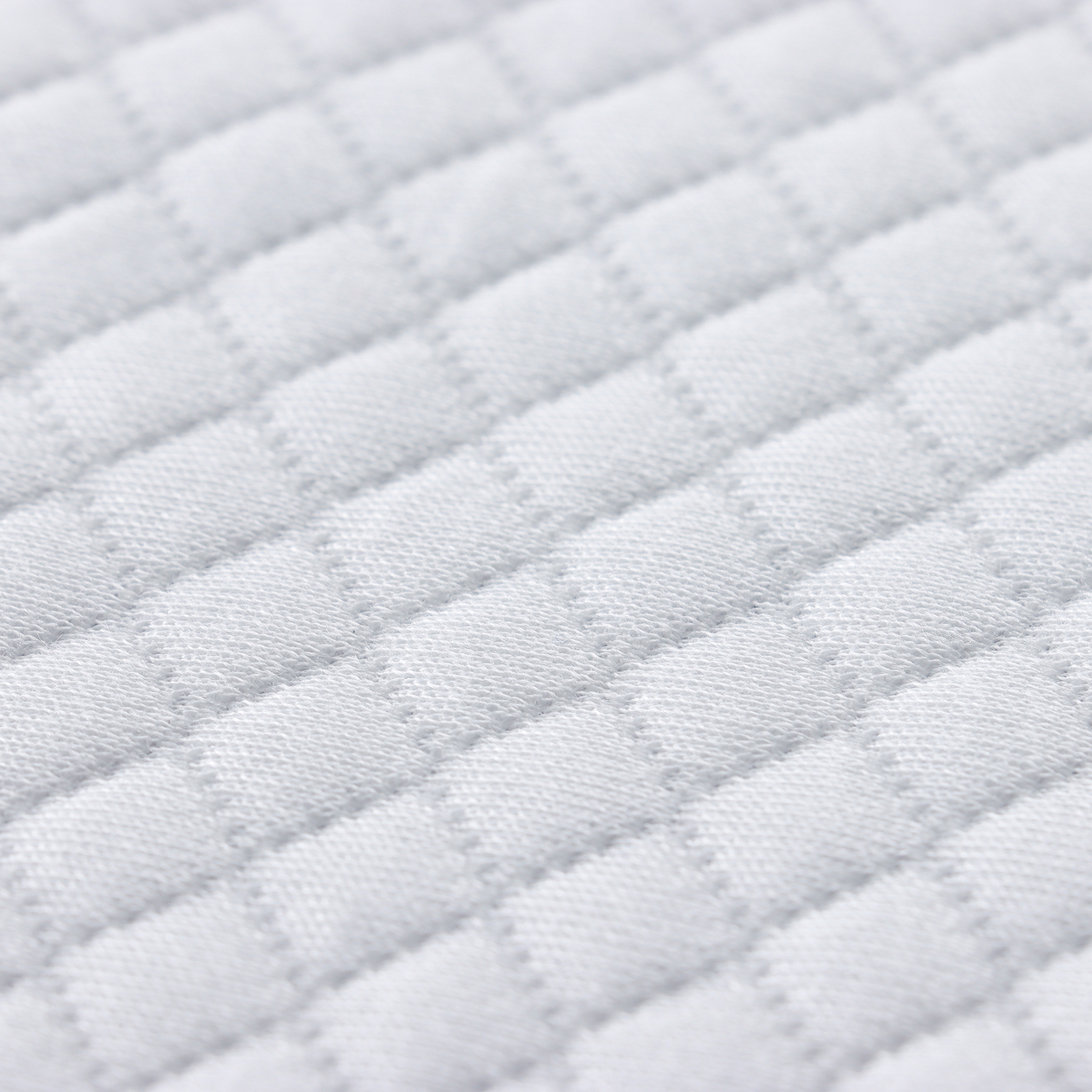 Matracpárnák fehér 100 x 200 cm 100% poliészter jacquard szövet