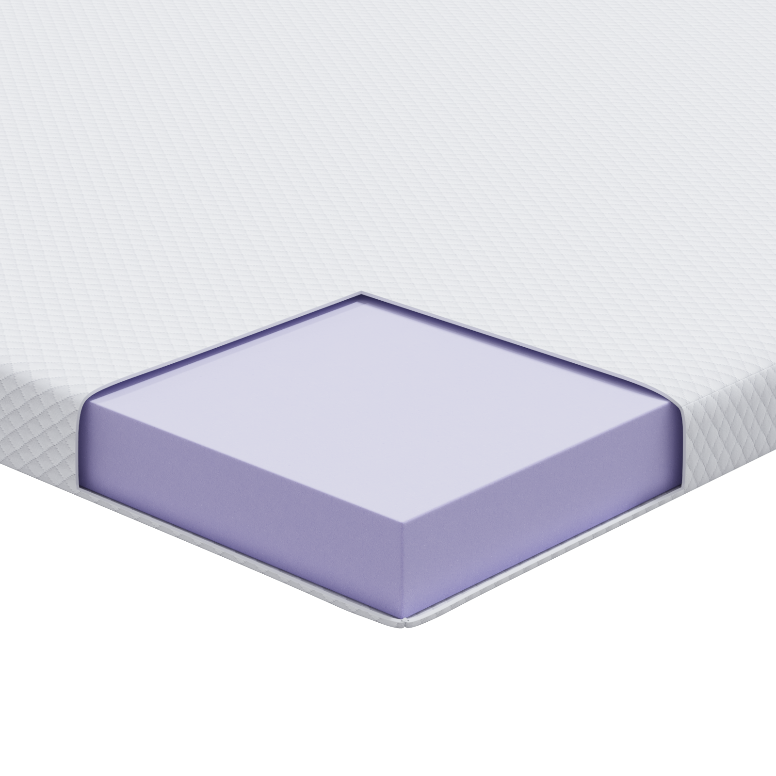 Matracpárnák fehér 120 x 200 cm 100% poliészter jacquard szövet