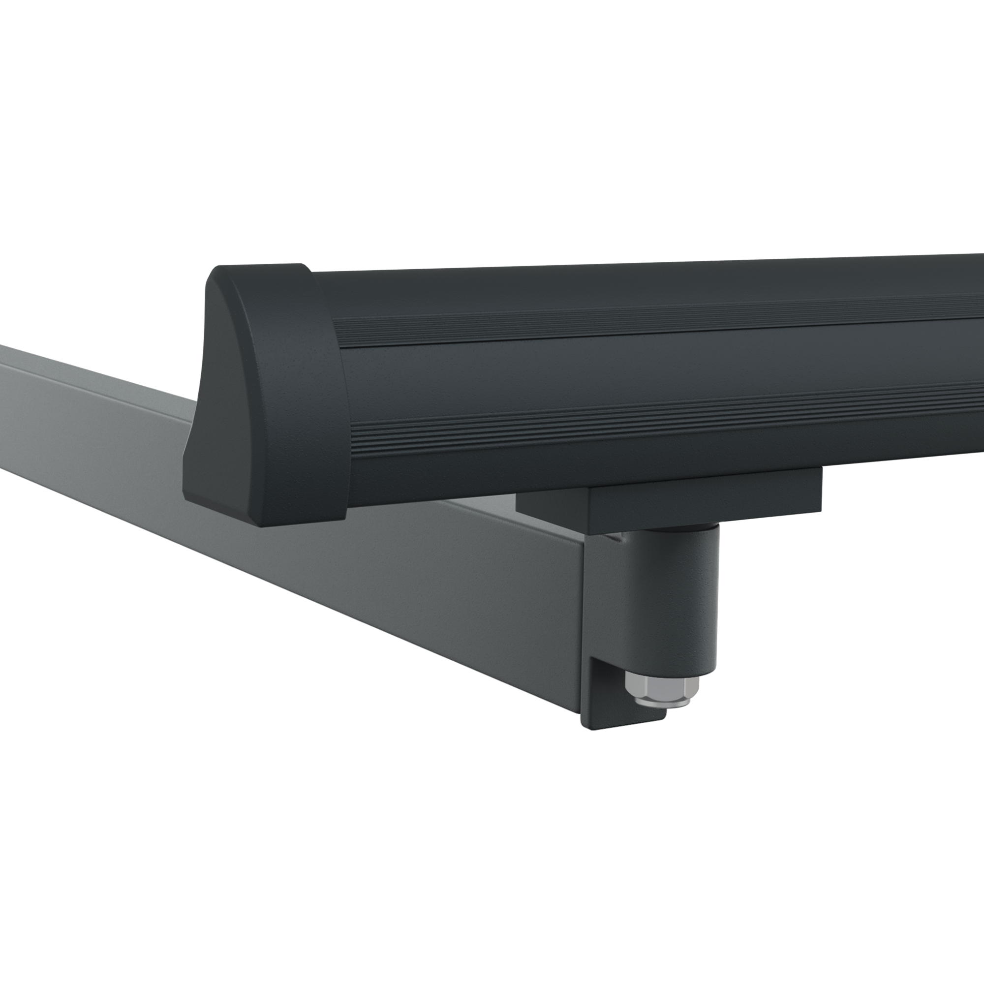 Félkasszét napernyő keret kihúzható kézi működtetésű fém