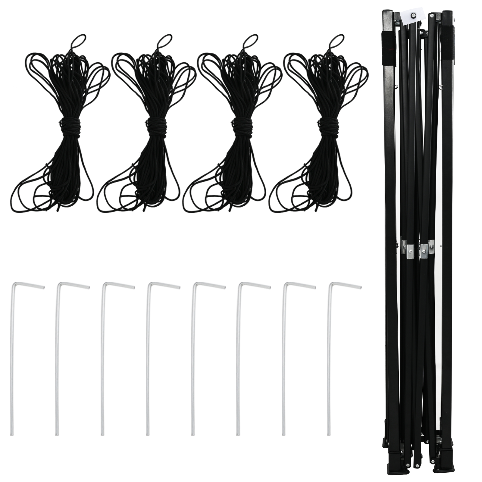 Melegház tetővel zöld 200 x 200 x 300 cm acél