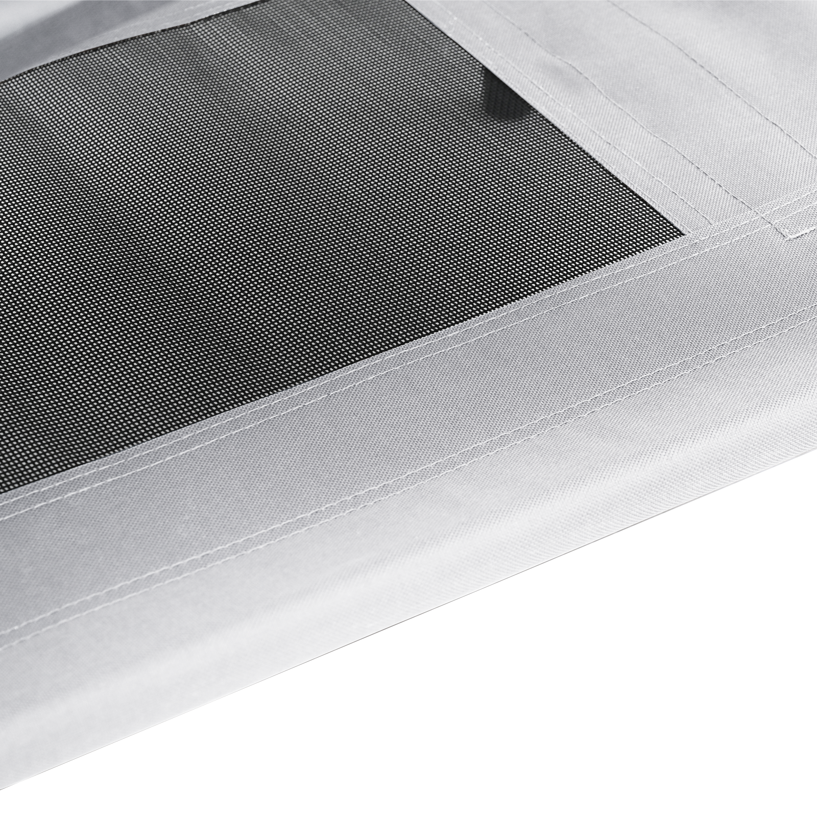 Emelt kutyafekhely levehető tetővel ezüst szürke m acél