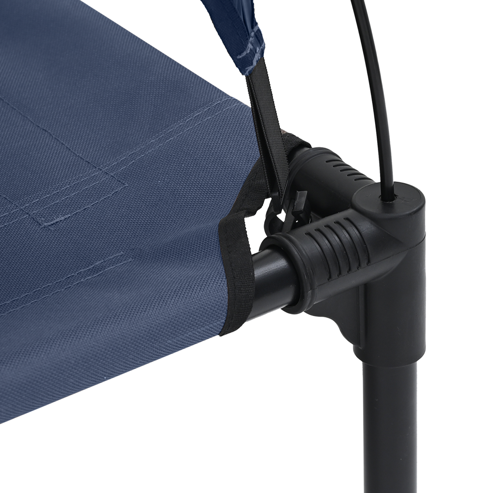 Emelt kutyaágy levehető tetővel tengerészkék l acél