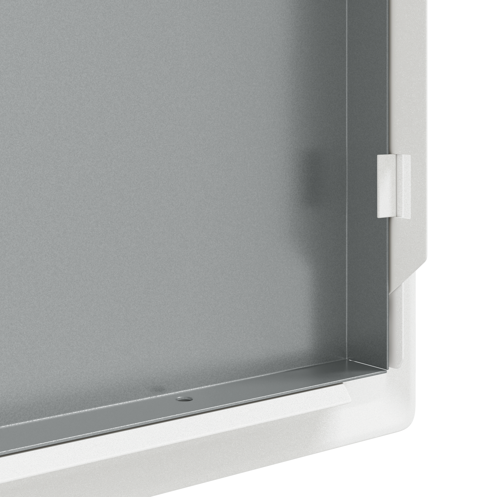 Hozzáférési panel fehér 30 x 30 cm acél