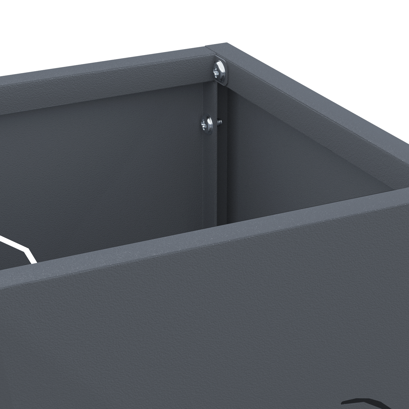 Esernyőtartó antracit fém szabványos esernyőtartó