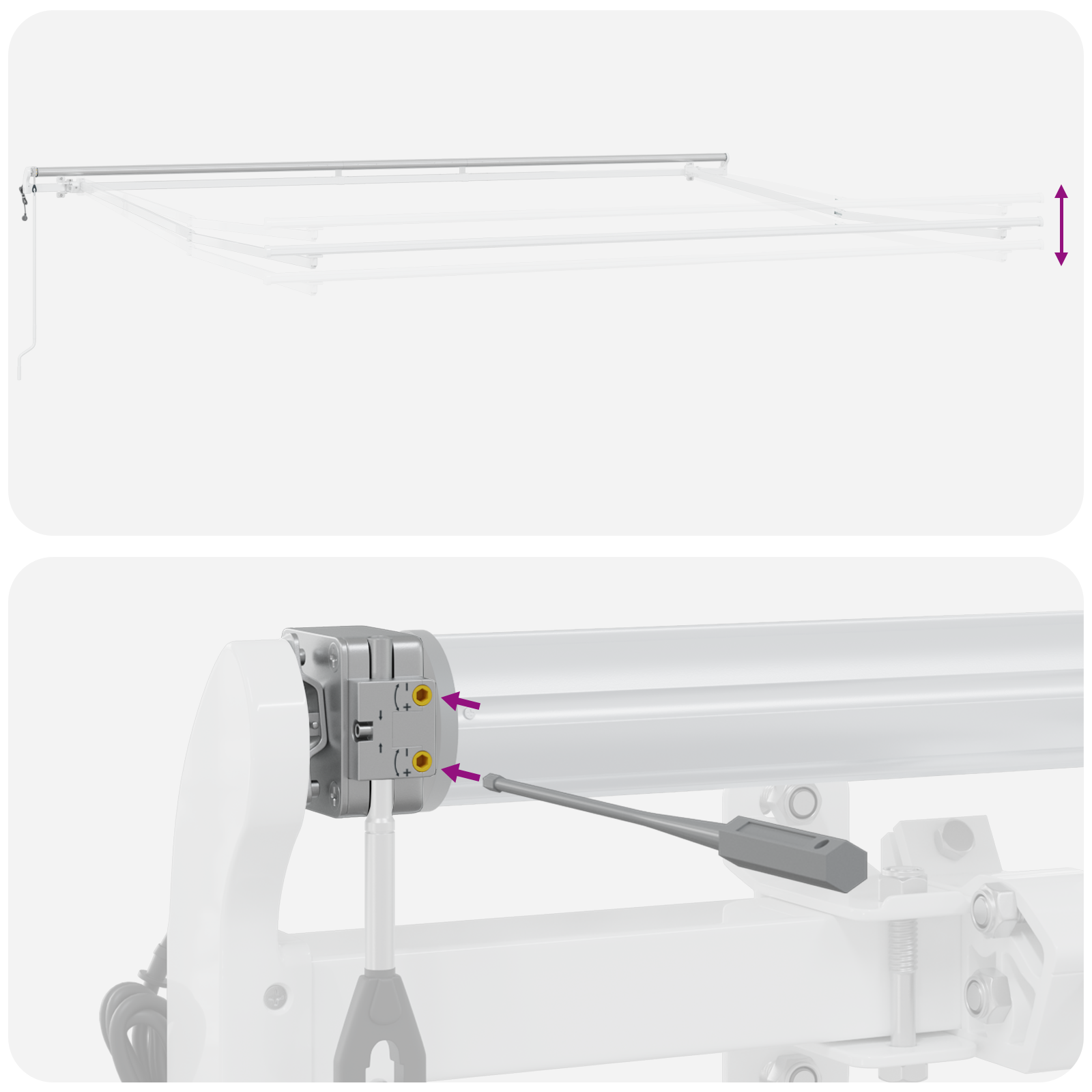 Automatikus behúzható napellenző narancs és barna 450x300 cm