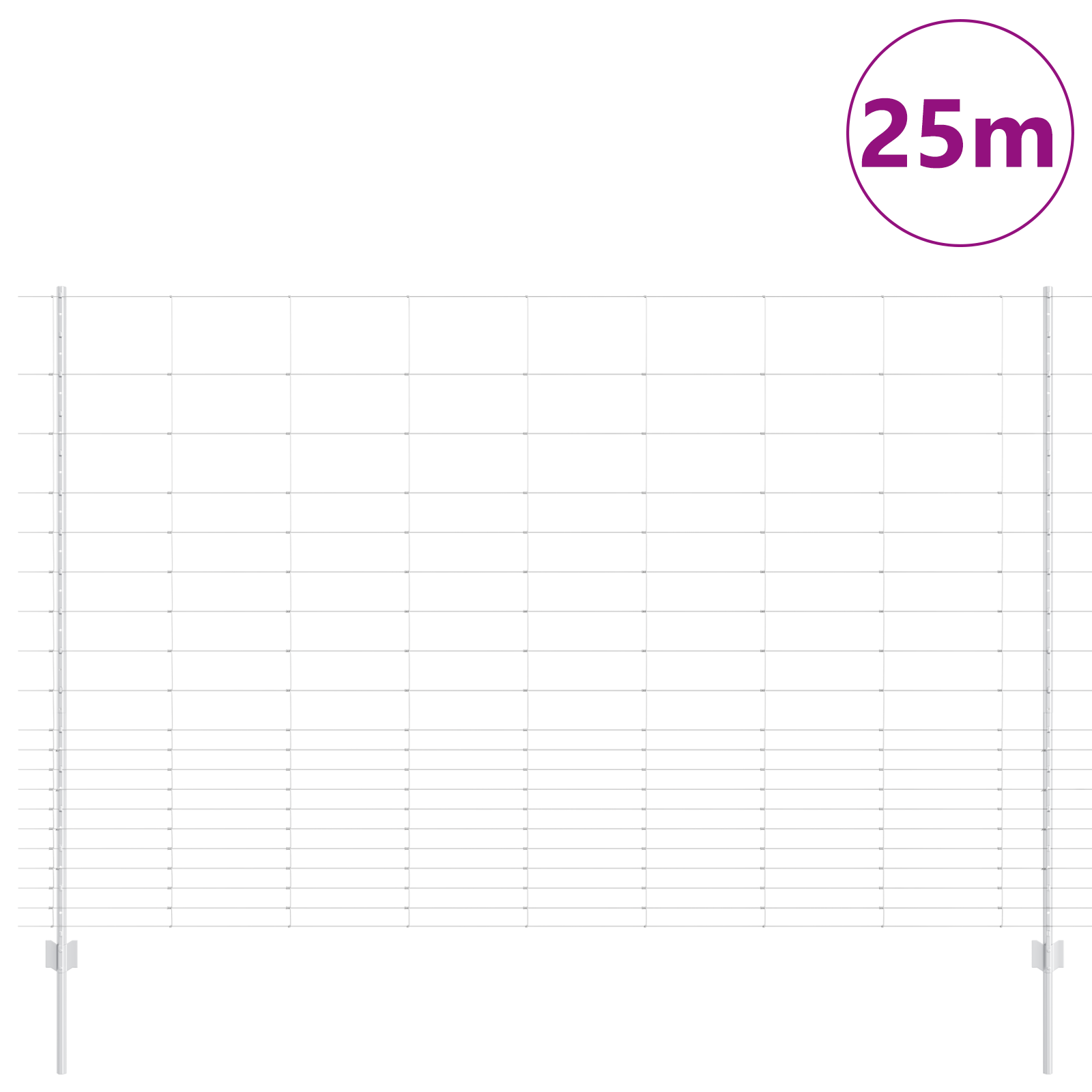 Kerítésoszlopok 22 db u-csatorna 160 cm horganyzott acél