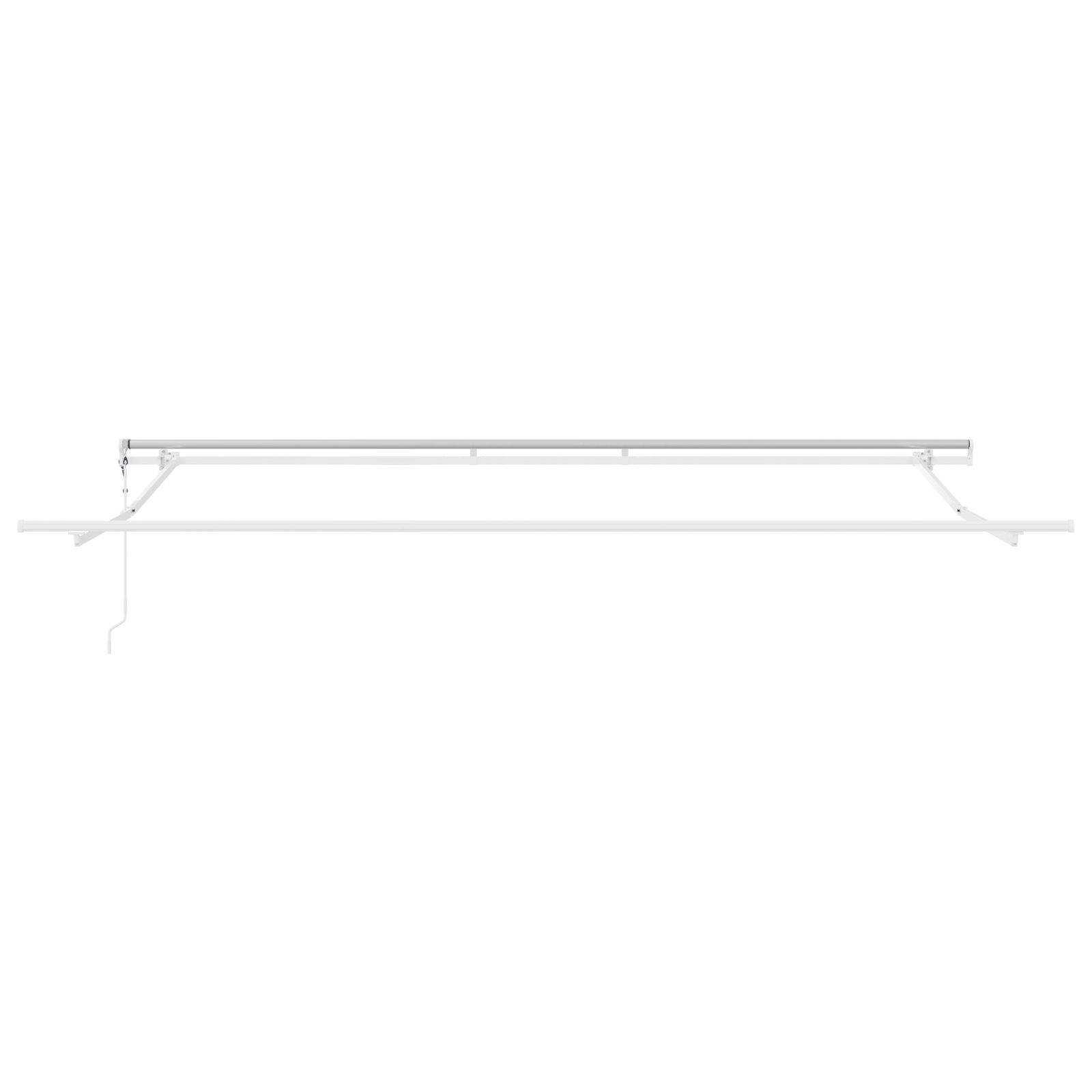 Automatikus behúzható napellenző zöld és fehér 450x350 cm, napellenző csere anyag 4.5x3.5 m kerethez zöld és fehér