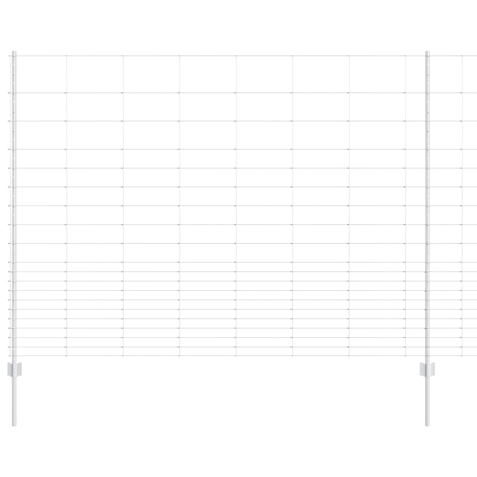 Kerítésoszlopok 22 db u-csatorna 160 cm horganyzott acél