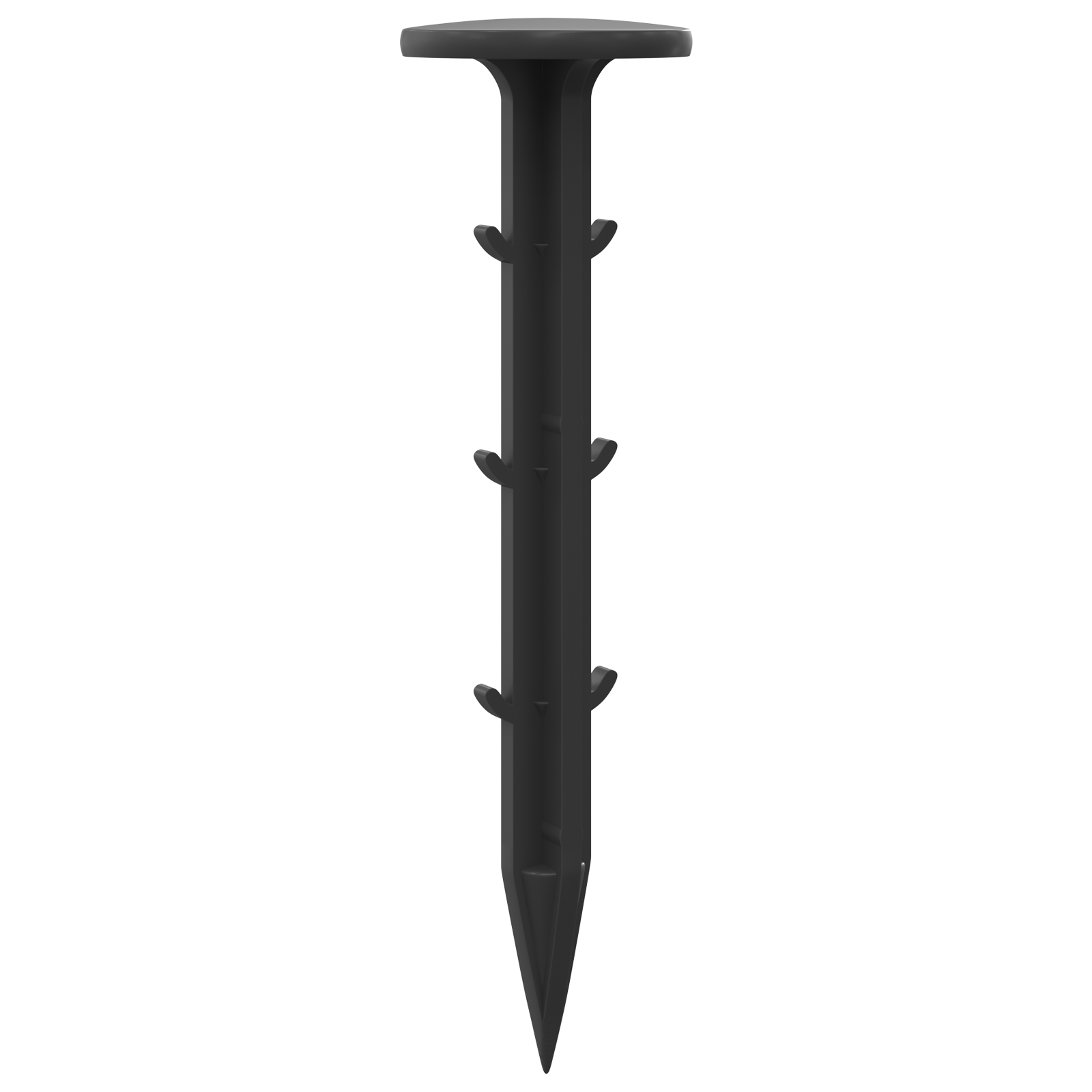 Műanyag tüskék 100 pcs fekete 3 x 11 cm műanyag