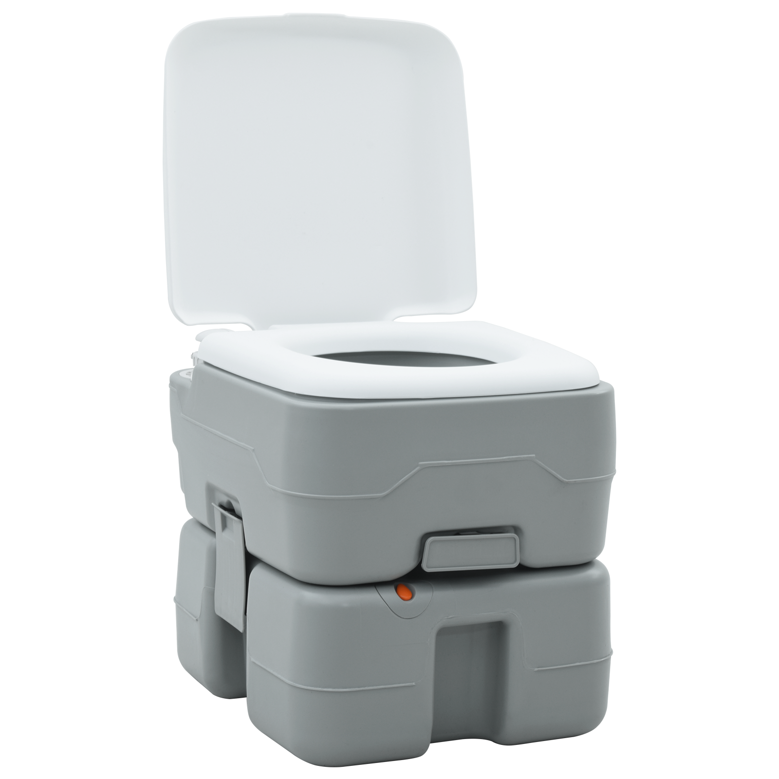 Kemping wc hordozható szürke 10l frissvíz 20l hulladéktartály