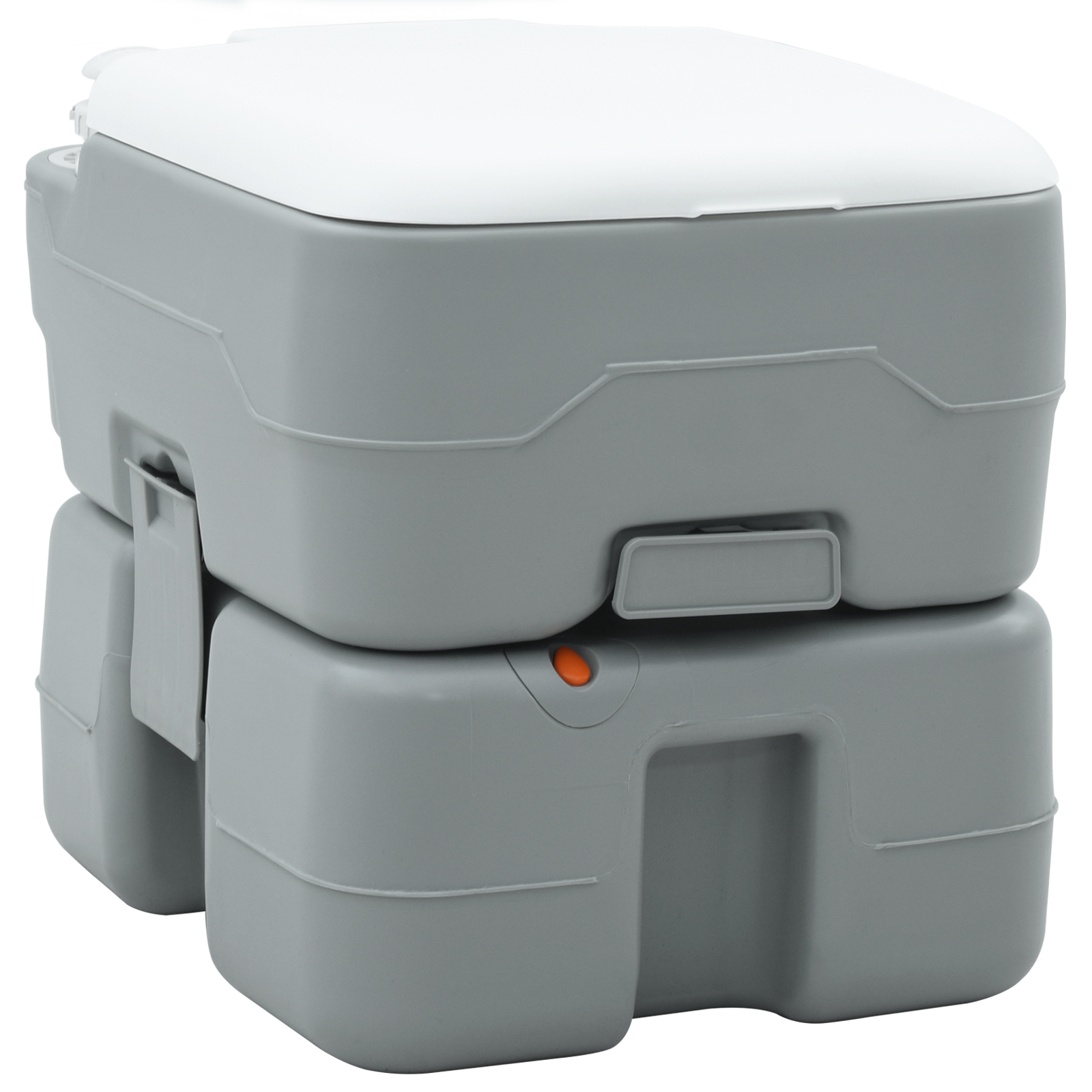 Kemping wc hordozható szürke 10l frissvíz 20l hulladéktartály