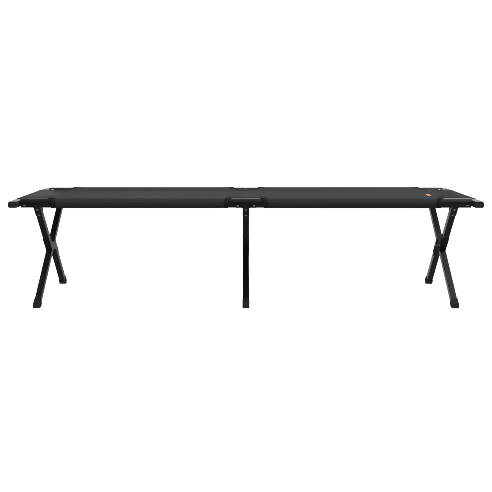 Összecsukható napágyak 2 db szállítótáskával fekete 600d oxford szövet