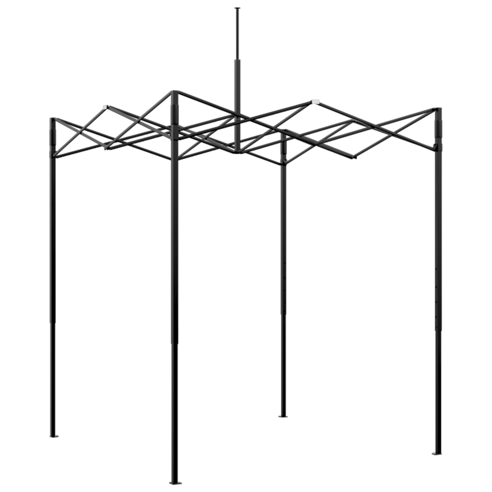 Melegház tetővel zöld 200 x 200 x 300 cm acél
