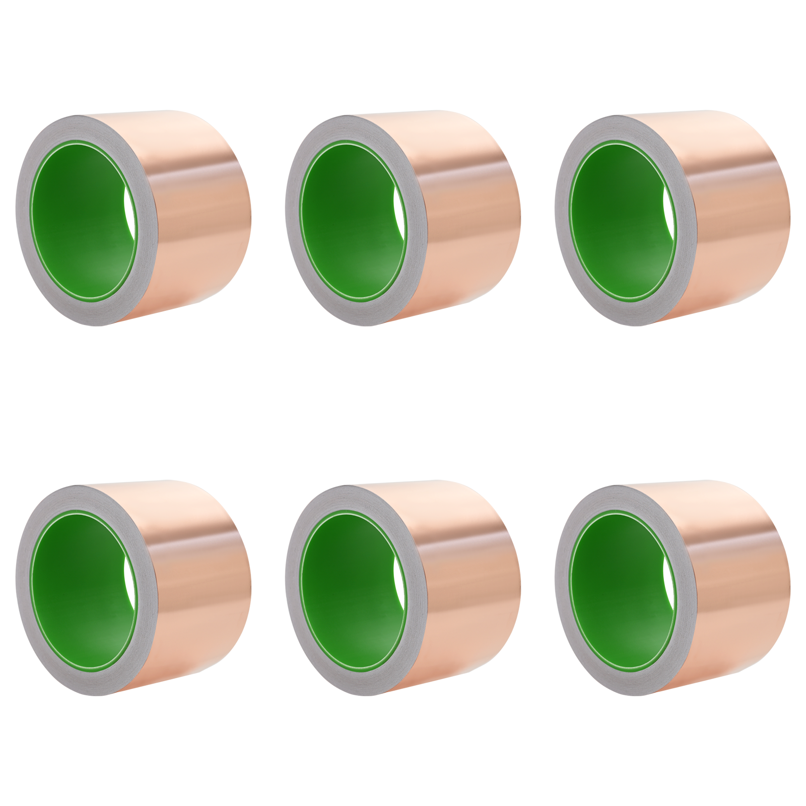 Réz szalag 6 pcs réz 2000 x 5 cm réz, akril irányító ragasztó