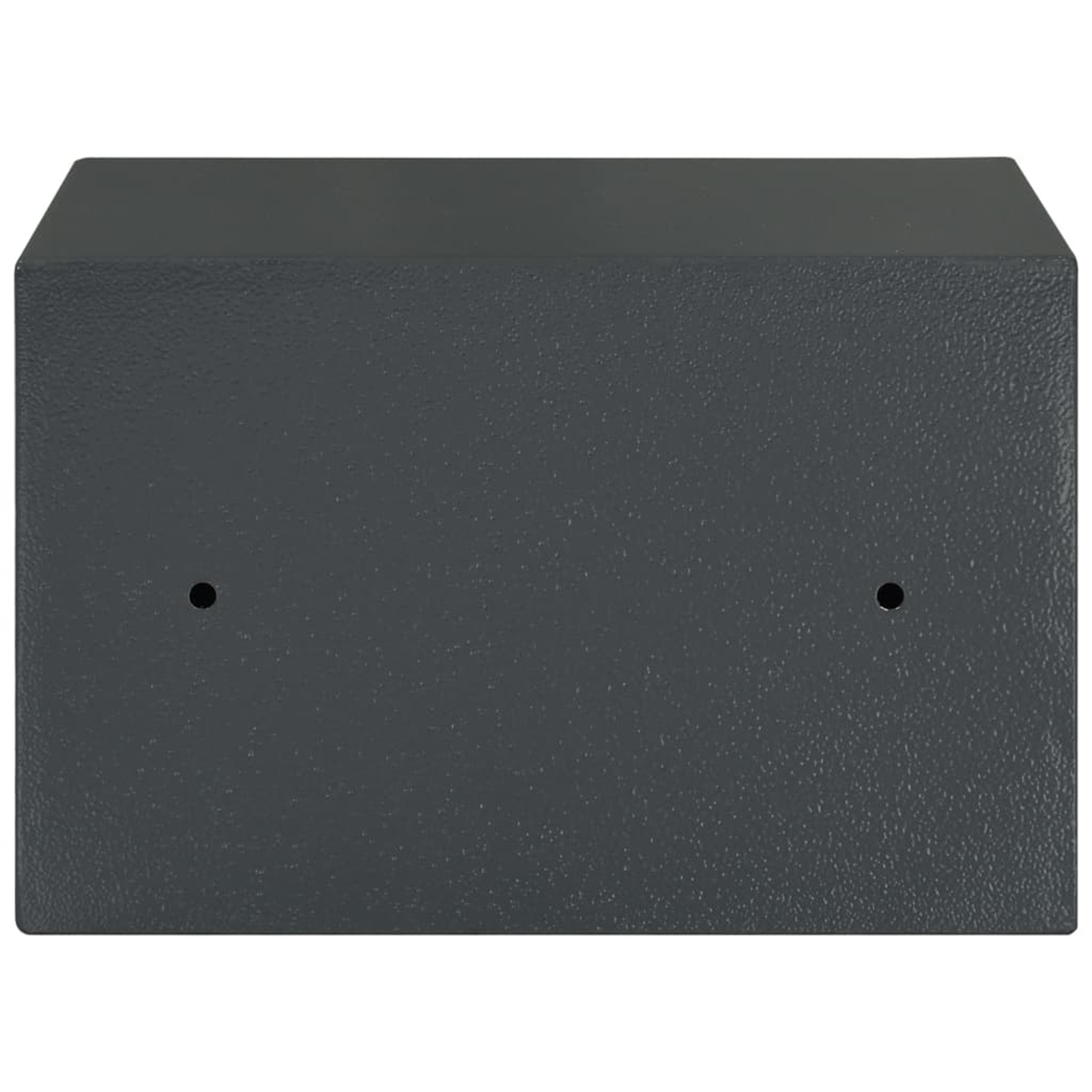 Biztonsági doboz kulcsos záras sötétszürke 20x31x20 cm acél